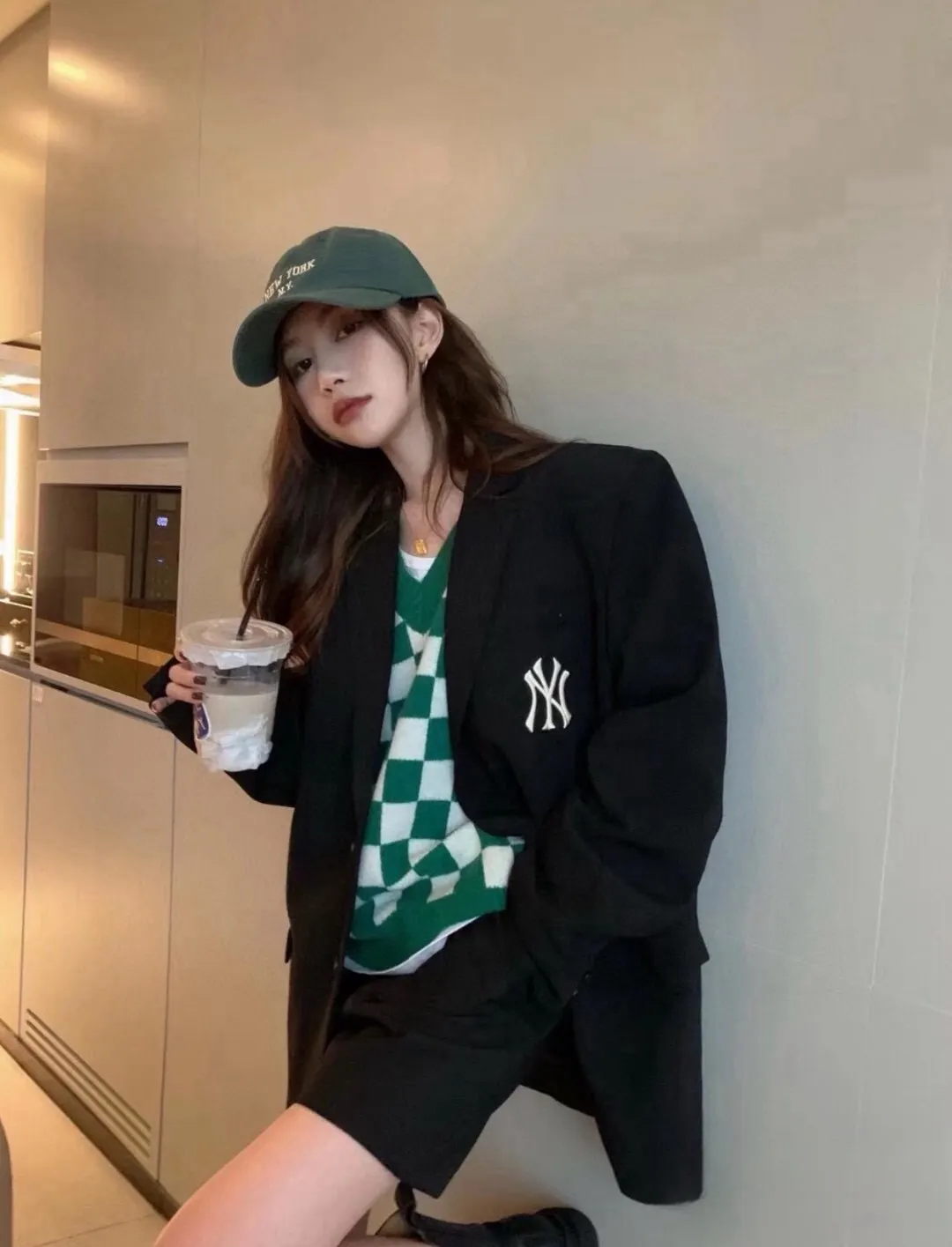 MLB NY Yankees Logo Embroidered Blazer D21021700 — view 2
