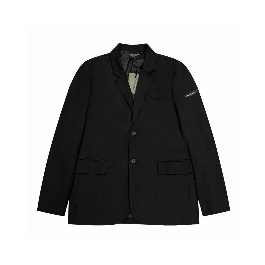 Logo-Patch Single-Breasted Blazer D21021705
