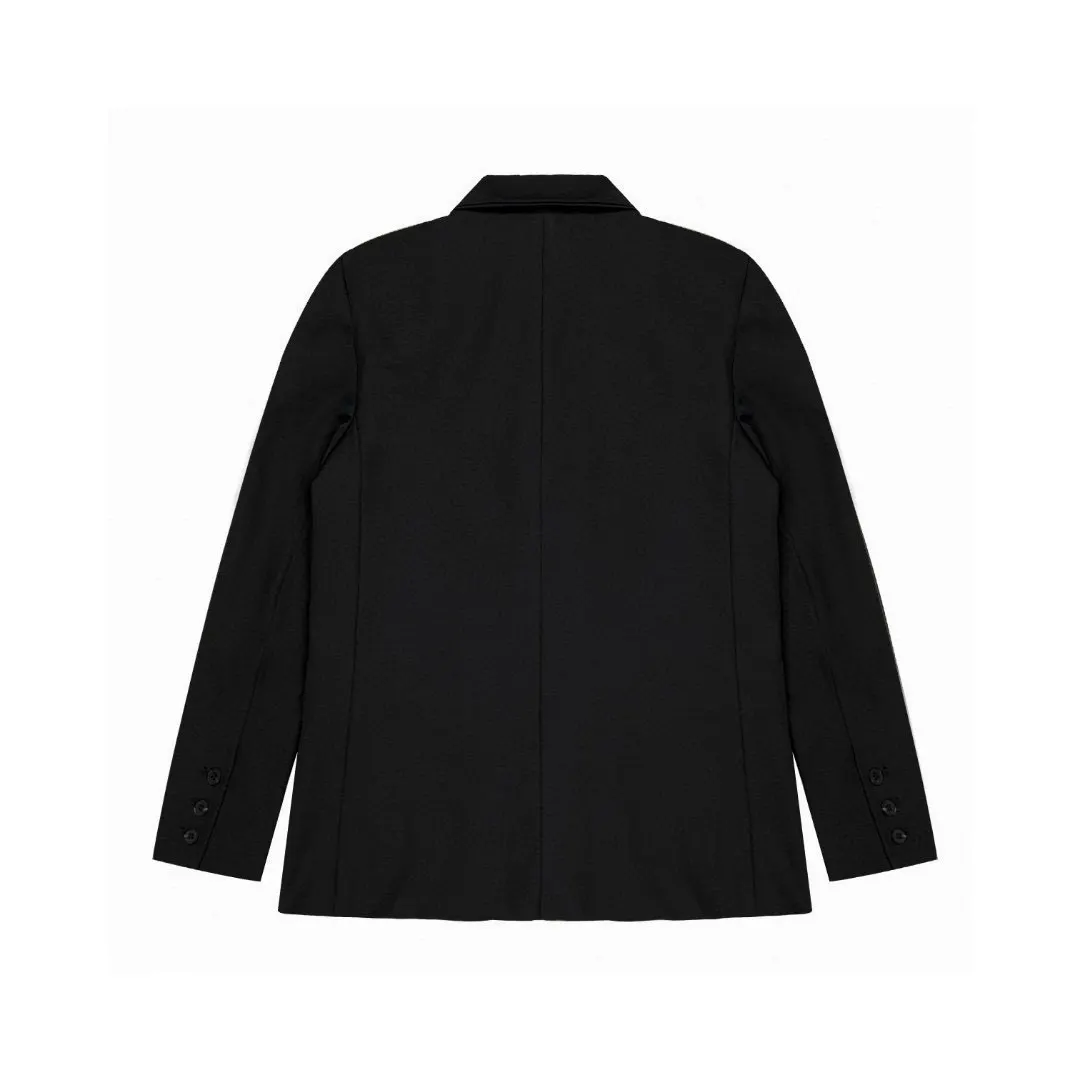 Logo-Patch Single-Breasted Blazer D21021705 — view 2