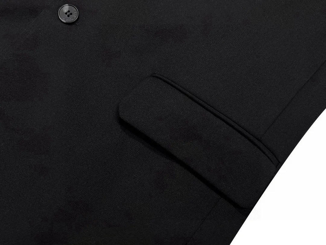 Logo-Patch Single-Breasted Blazer D21021705 — view 4