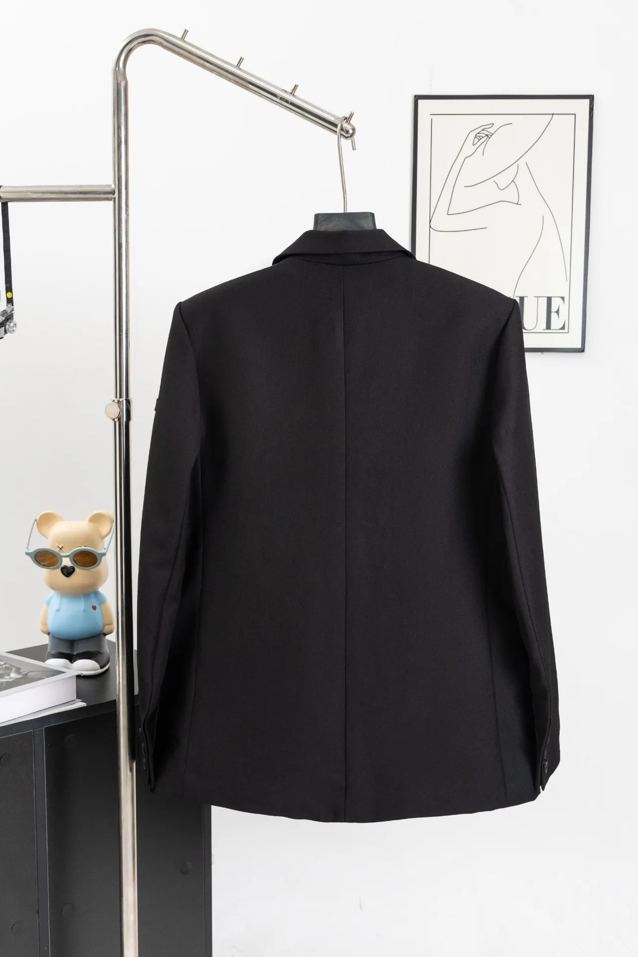 Logo-Patch Oversized Casual Blazer D21021704 — view 2