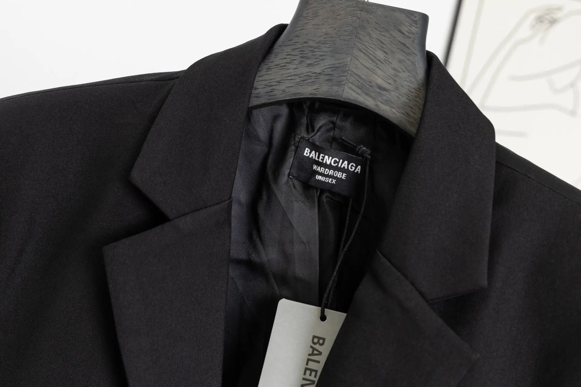 Logo-Patch Oversized Casual Blazer D21021704 — view 3