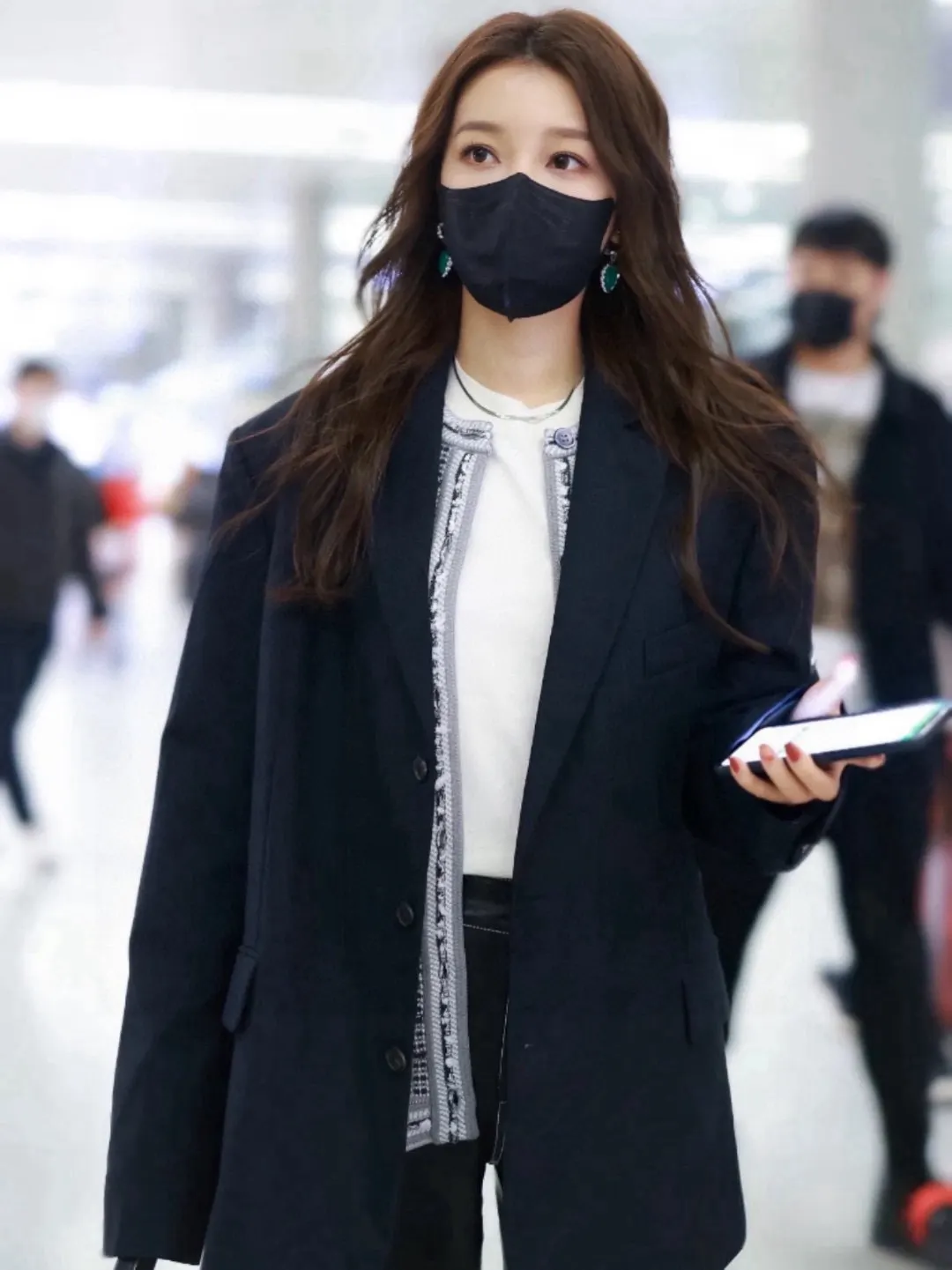 Logo-Patch Oversized Blazer D21021703 — view 2