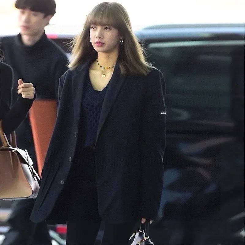 Logo-Patch Oversized Blazer D21021703 — view 5