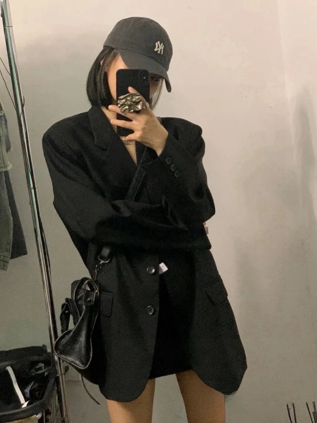 Logo-Patch Oversized Blazer D21021703 — view 7