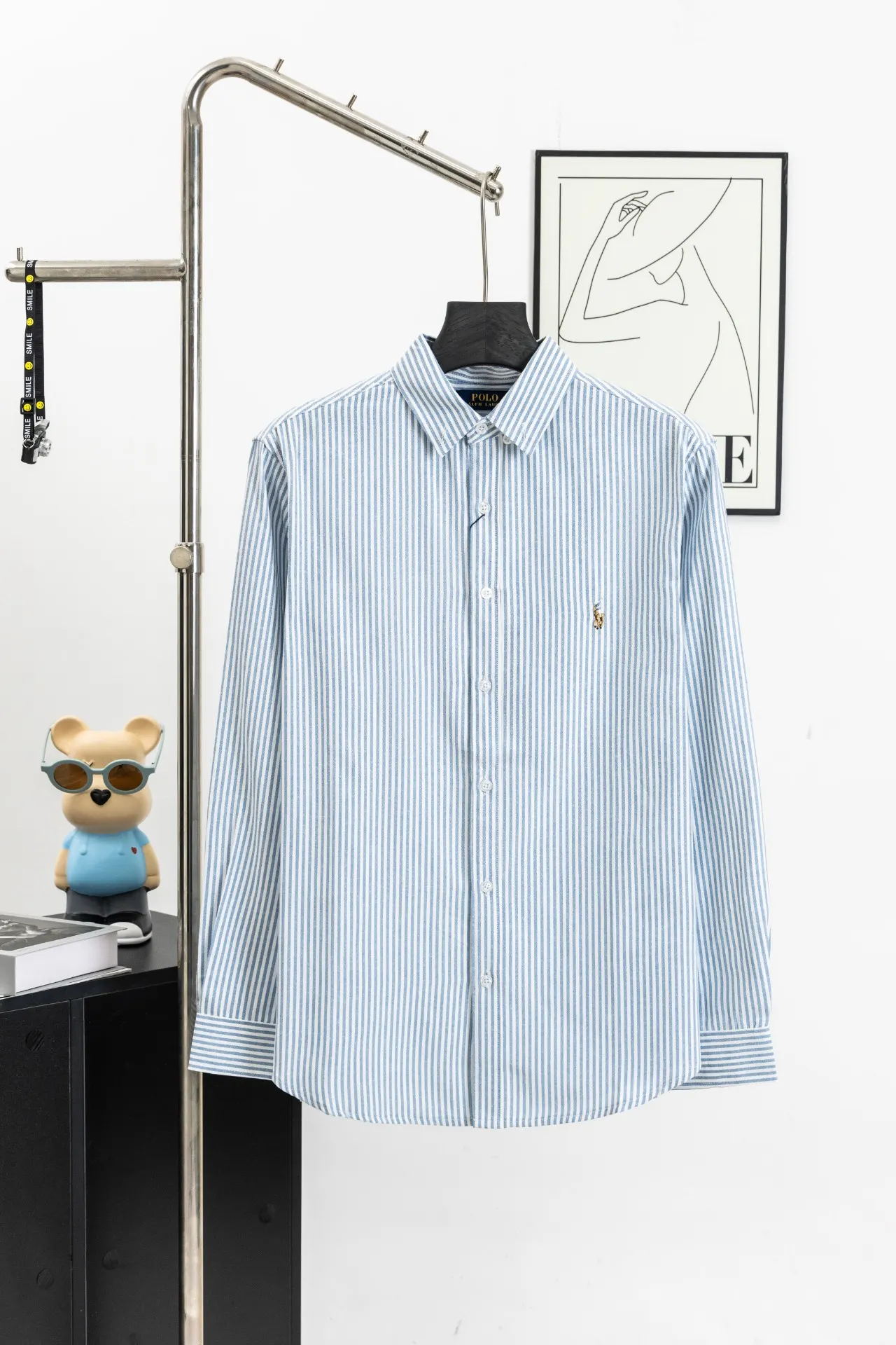 Striped Cotton Oxford Shirt D15521721