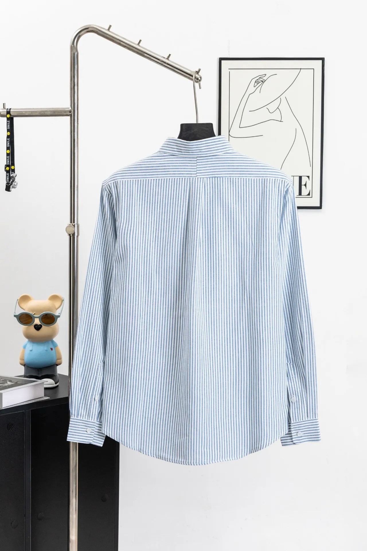 Striped Cotton Oxford Shirt D15521721 — view 2