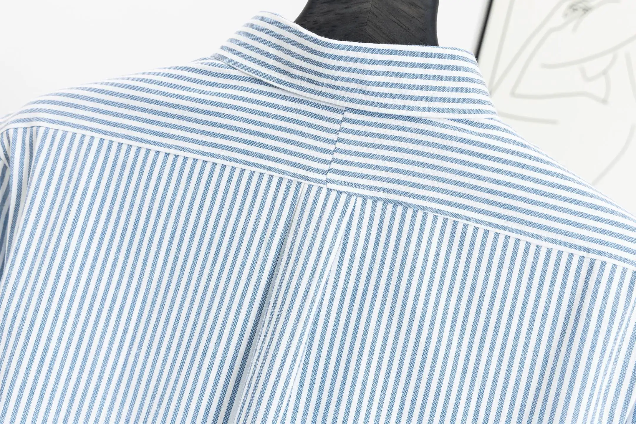 Striped Cotton Oxford Shirt D15521721 — view 5