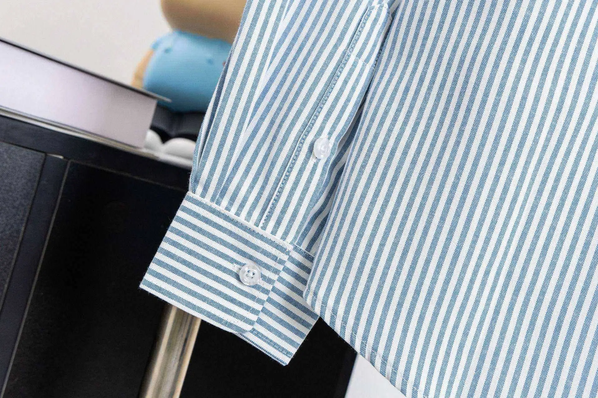 Striped Cotton Oxford Shirt D15521721 — view 6