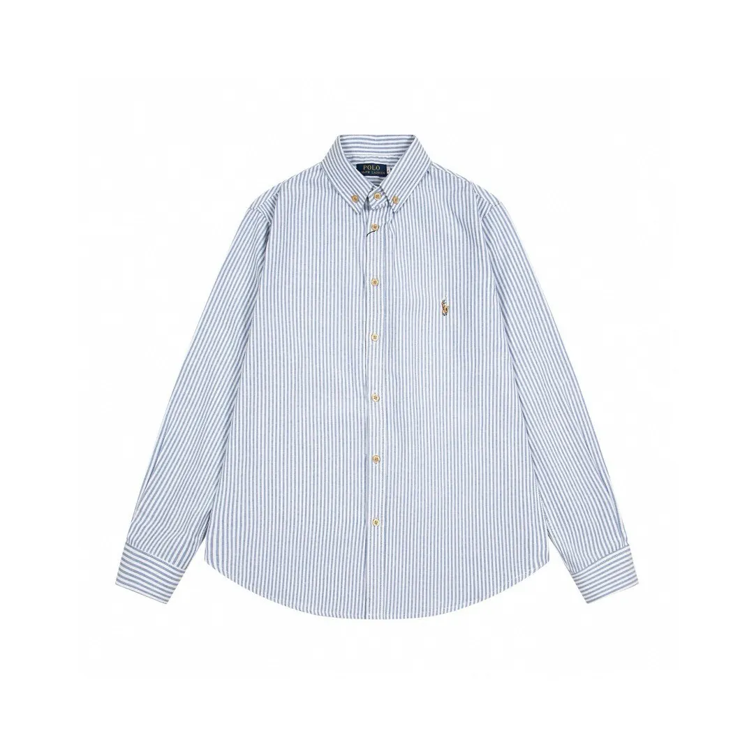 Slim-Fit Striped Cotton Oxford Shirt D15521722