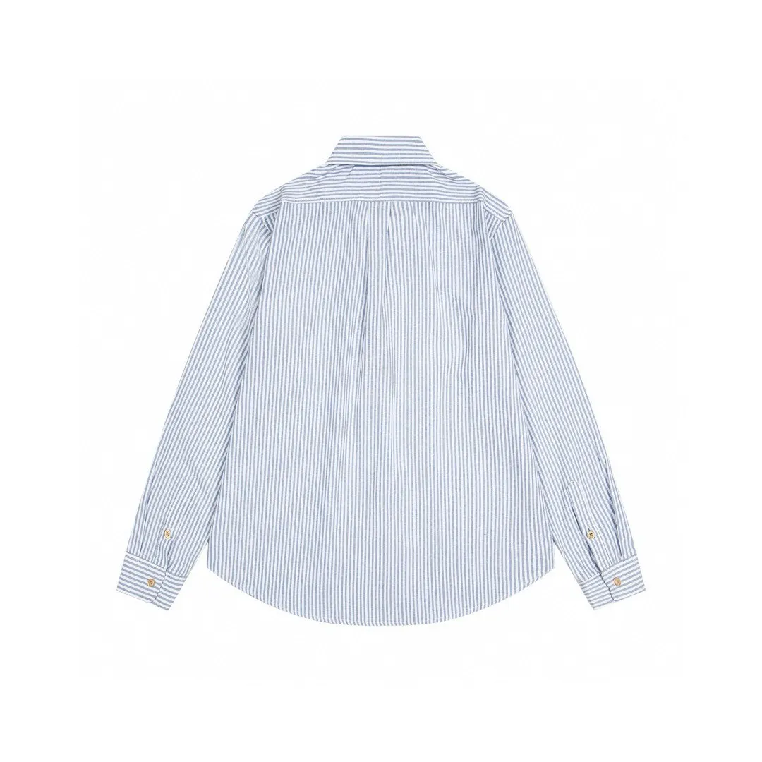 Slim-Fit Striped Cotton Oxford Shirt D15521722 — view 2