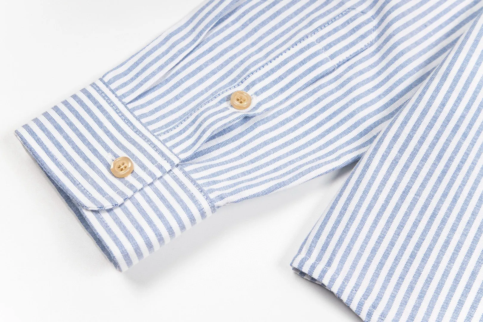 Slim-Fit Striped Cotton Oxford Shirt D15521722 — view 8