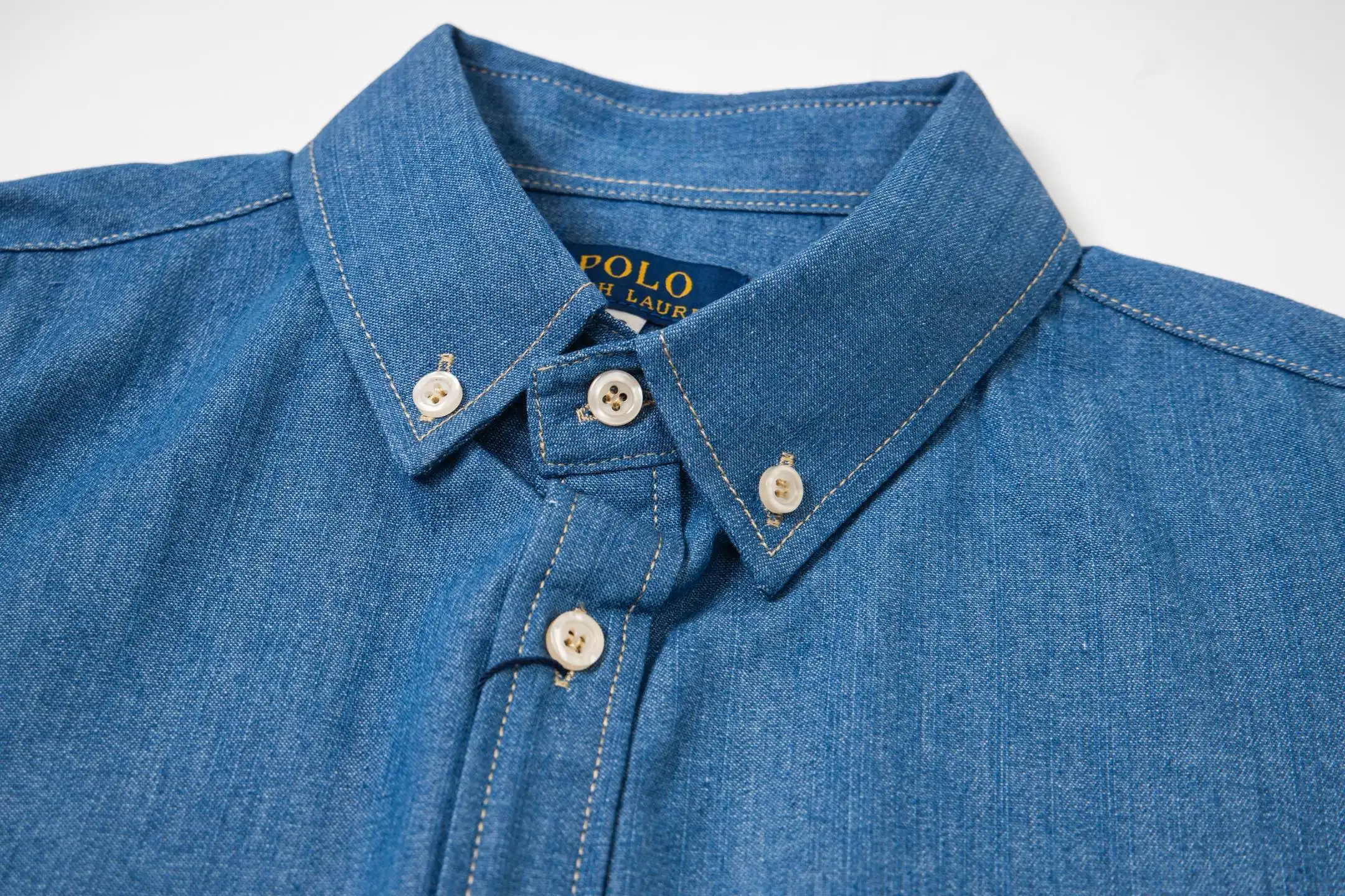 Polo Ralph Lauren Slim-Fit Denim Shirt D16520258 — view 3