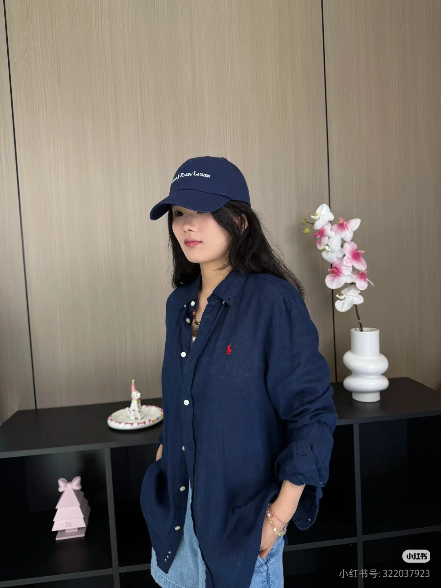 Pony Embroidered Long-Sleeve Button-Down Shirt D16520253
