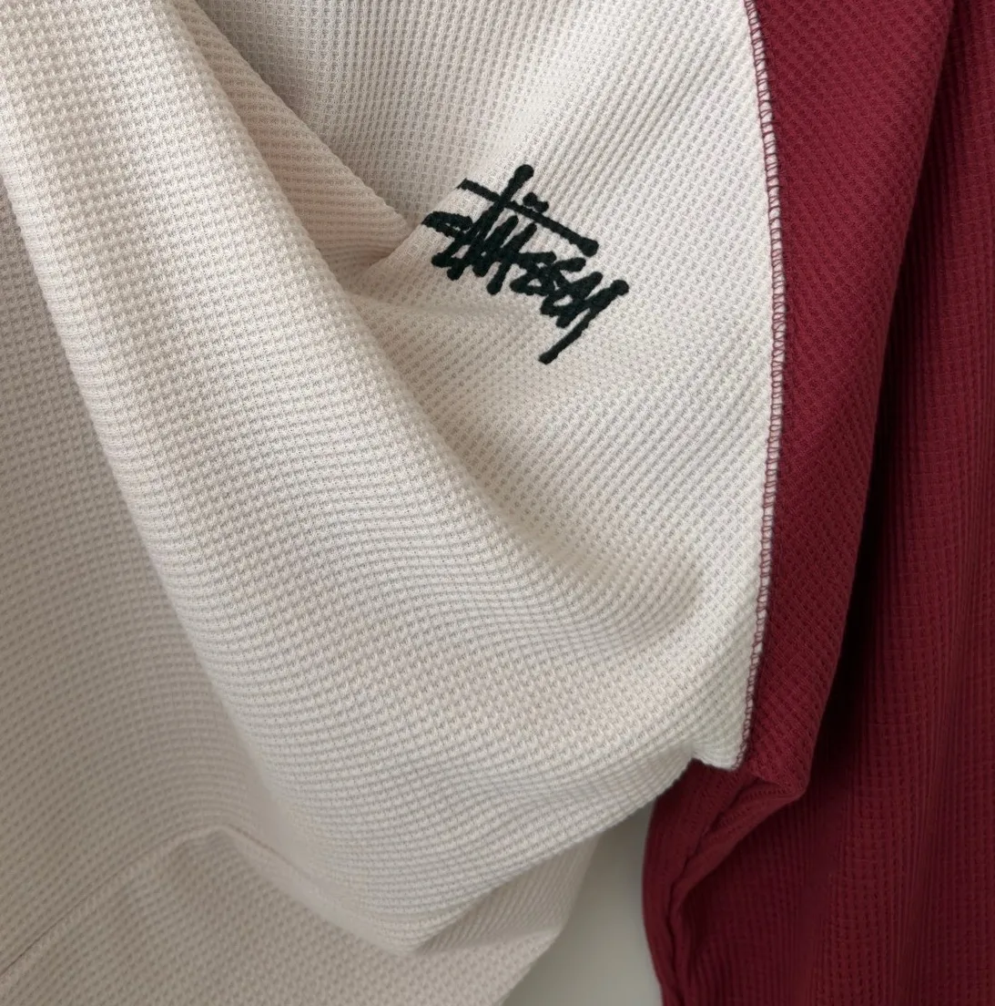 Stussy Waffle-Knit Raglan Long-Sleeve T-Shirt D18018987 — view 7