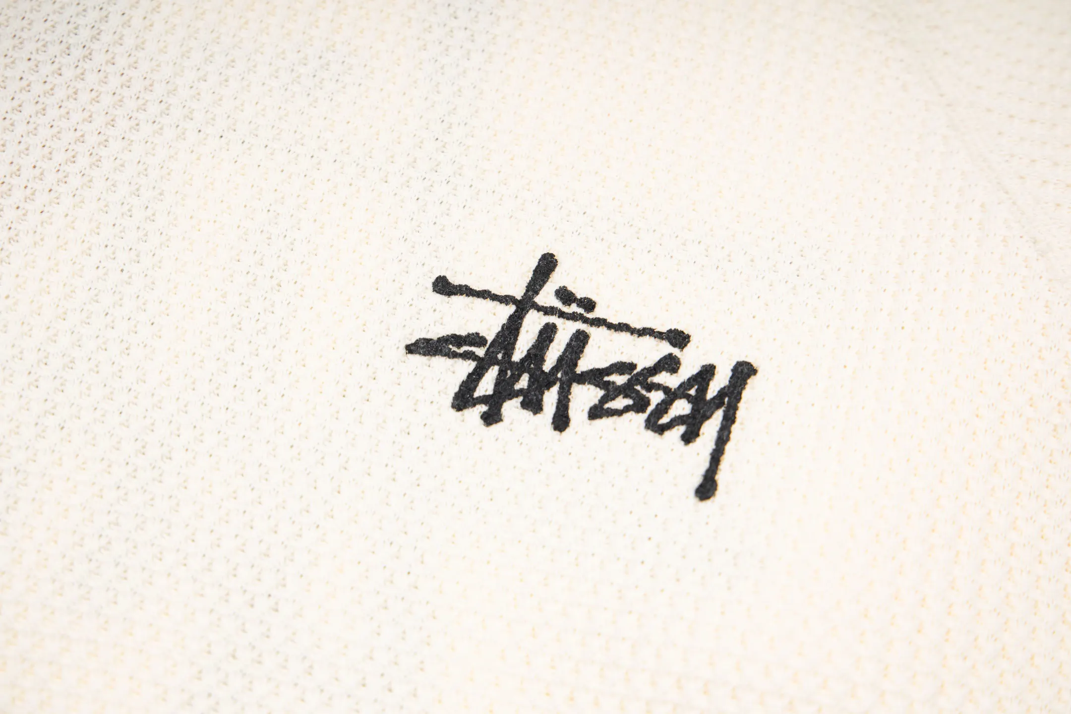 Logo-Embroidered Raglan Waffle-Knit Sweatshirt D19518982 — view 8