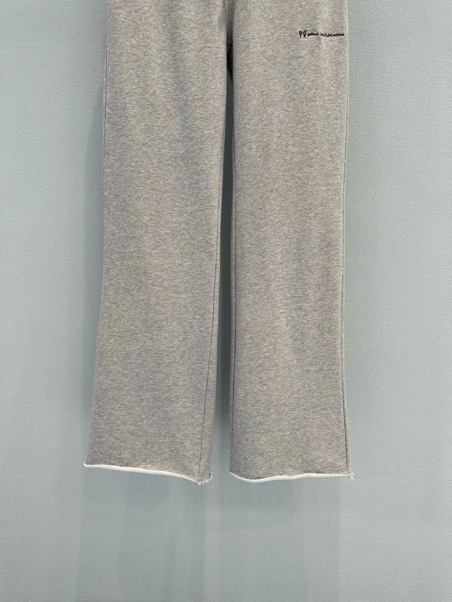 Embroidered Cotton-Blend Wide-Leg Sweatpants D22018992 — view 6