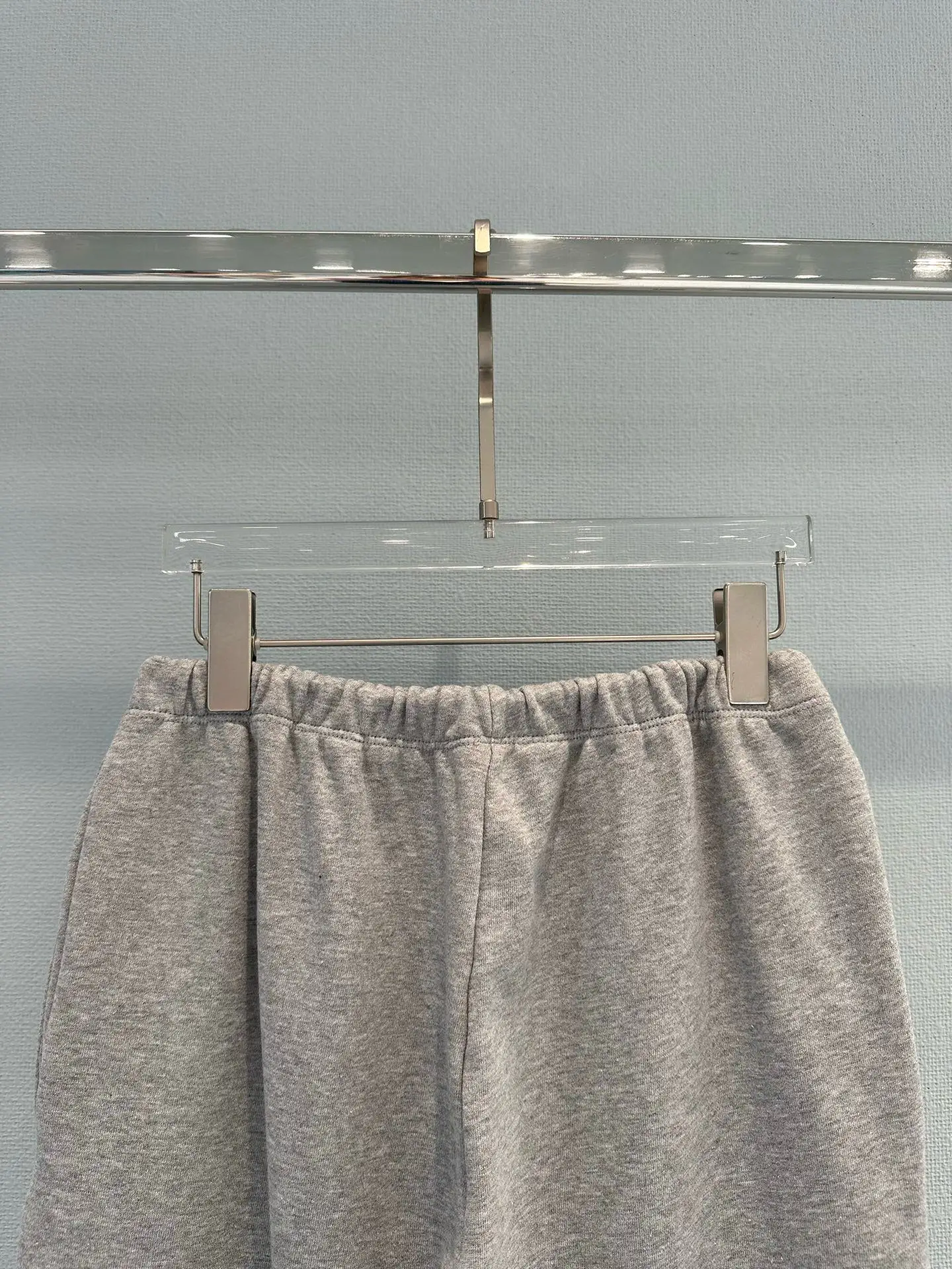 Embroidered Cotton-Blend Wide-Leg Sweatpants D22018992 — view 9