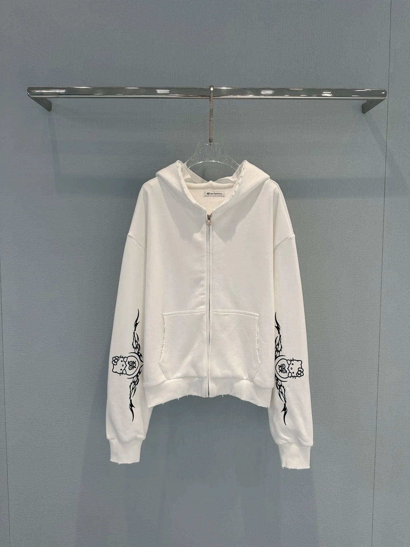 Urban Sophistication Hello Kitty Graphic Zip Hoodie D26018991