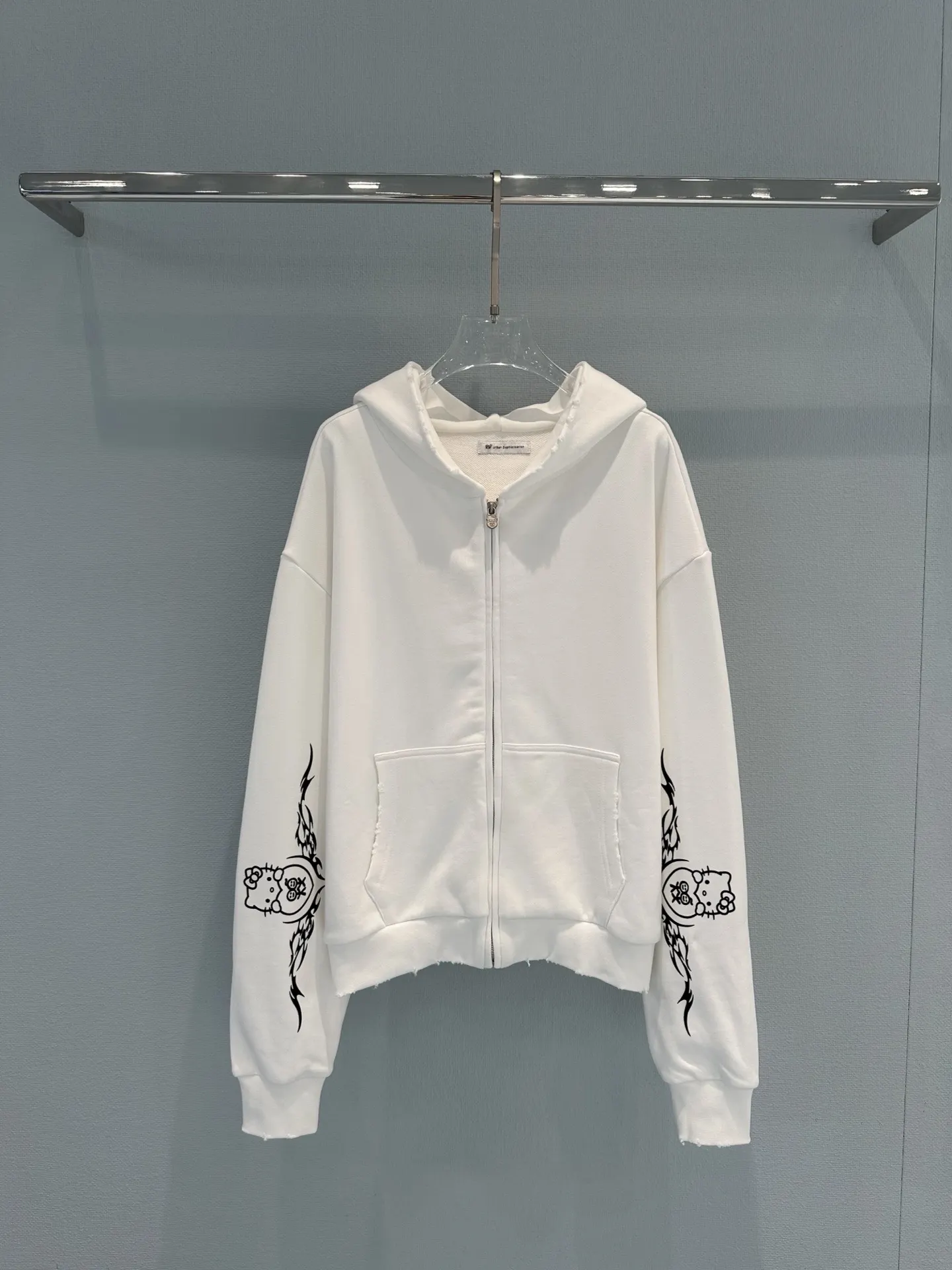 Urban Sophistication Hello Kitty Graphic Zip Hoodie D26018991 — view 4