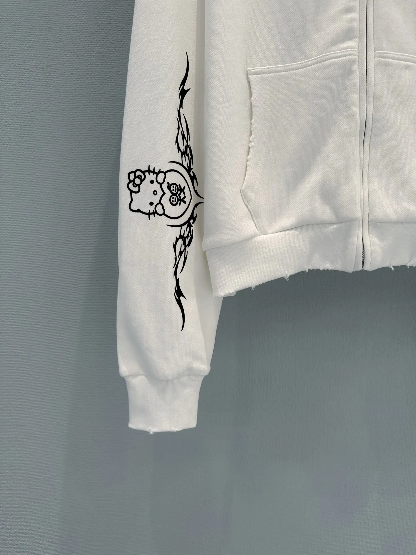 Urban Sophistication Hello Kitty Graphic Zip Hoodie D26018991 — view 9