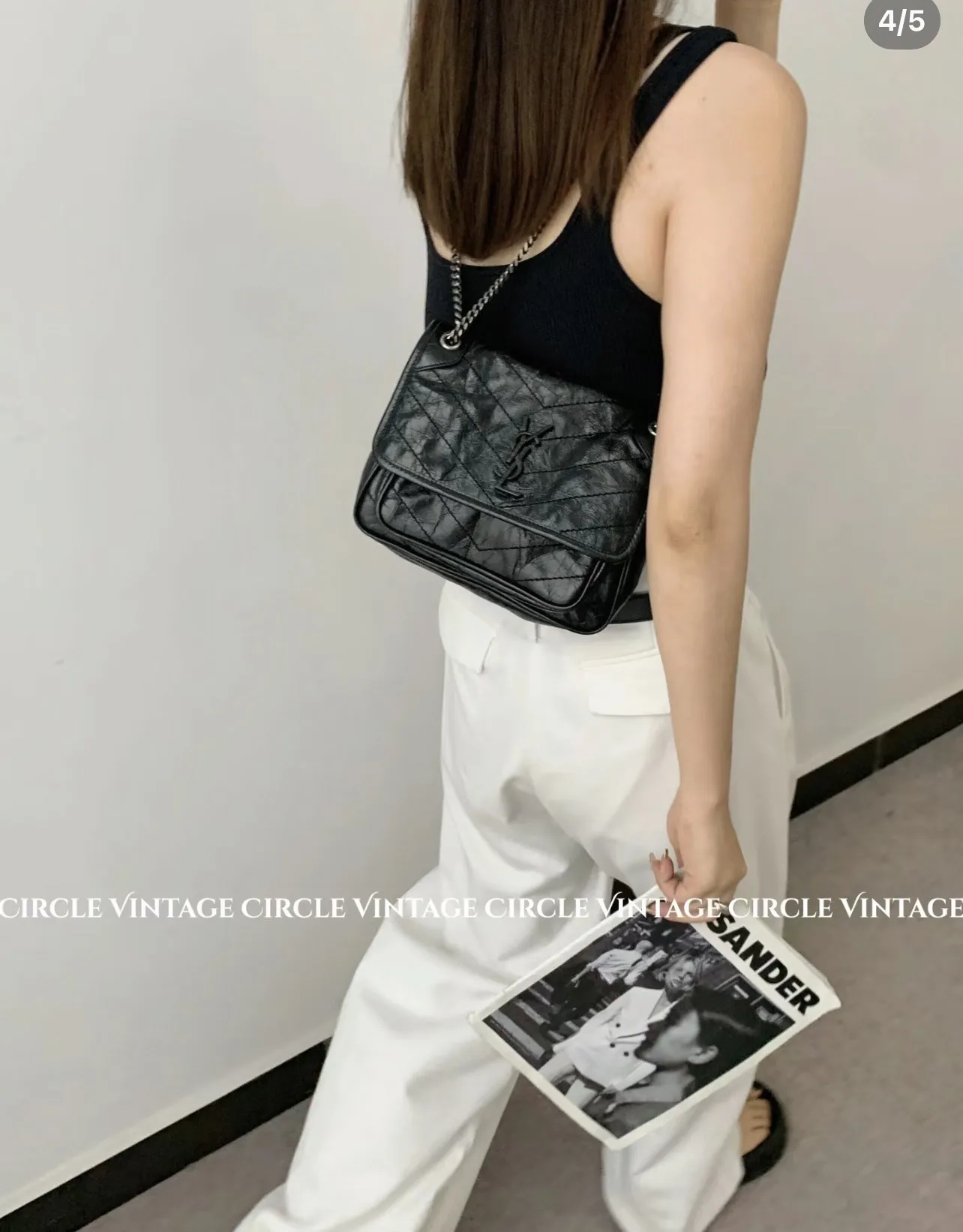Niki Quilted Leather Shoulder Bag D55017769 — view 4