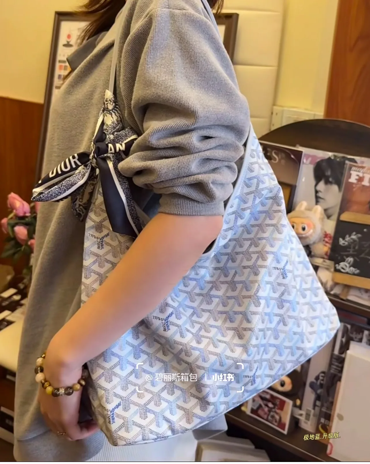 Goyard-Inspired Mini Tote Bag D31018236 — view 4
