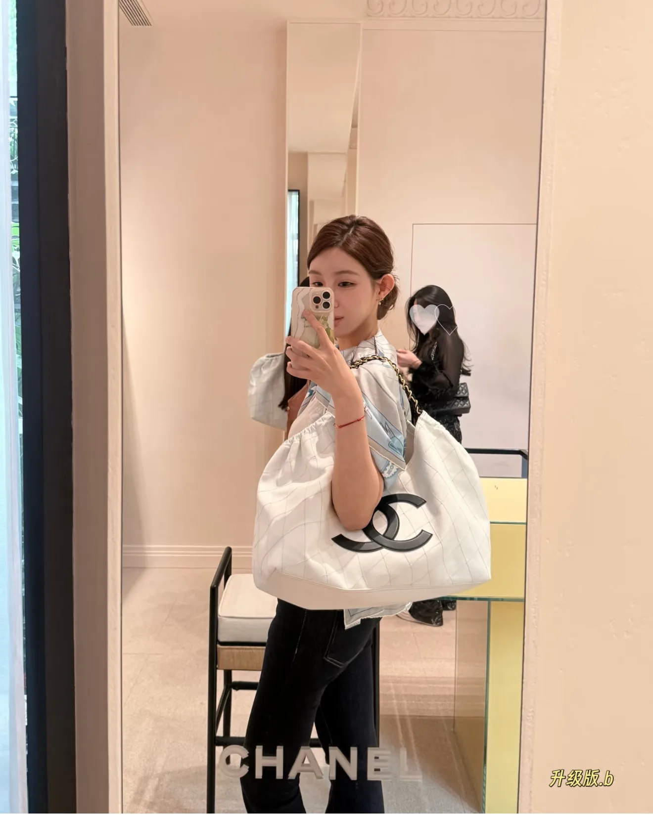 Chanel Coco Beach Canvas Tote Bag D38518330 — view 4