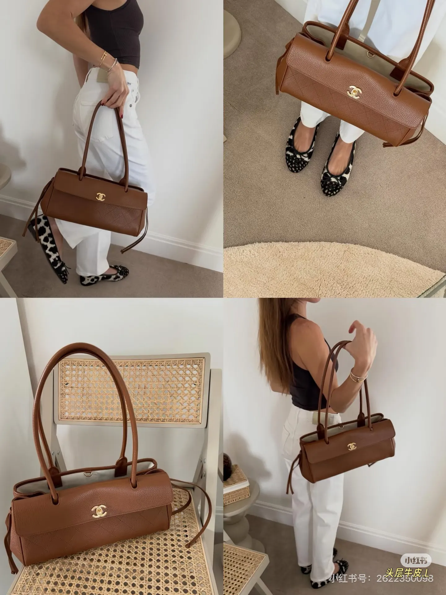 Chanel 26S Quilted Leather Shoulder Bag D41017833 — view 3