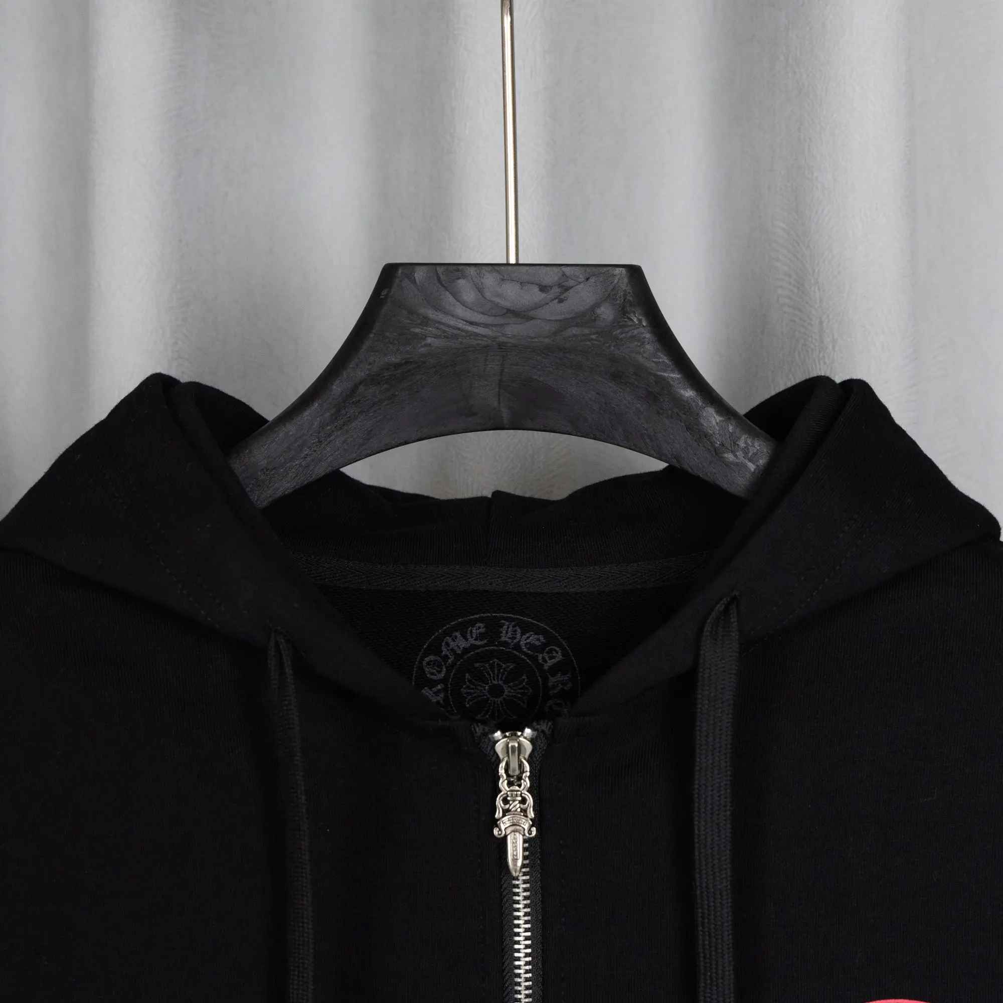 Logo Embroidery Zip-Up Hoodie D22519767 — view 4