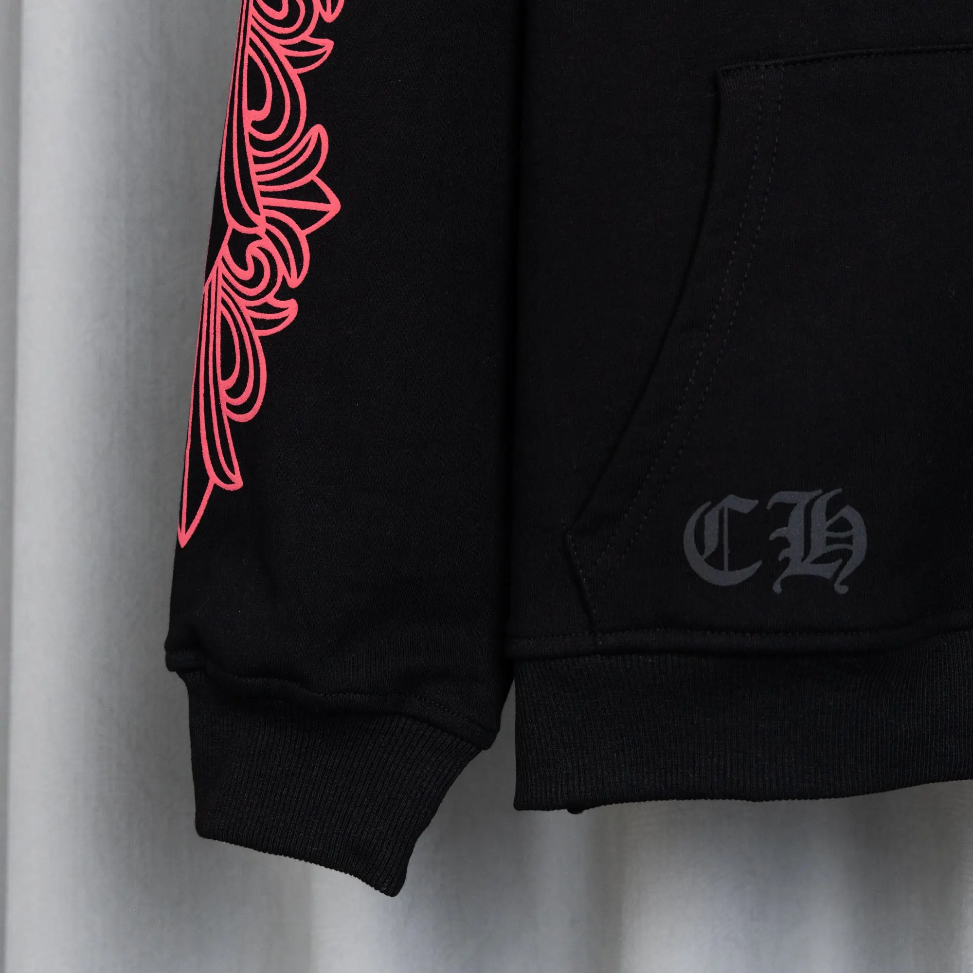 Logo Embroidery Zip-Up Hoodie D22519767 — view 10