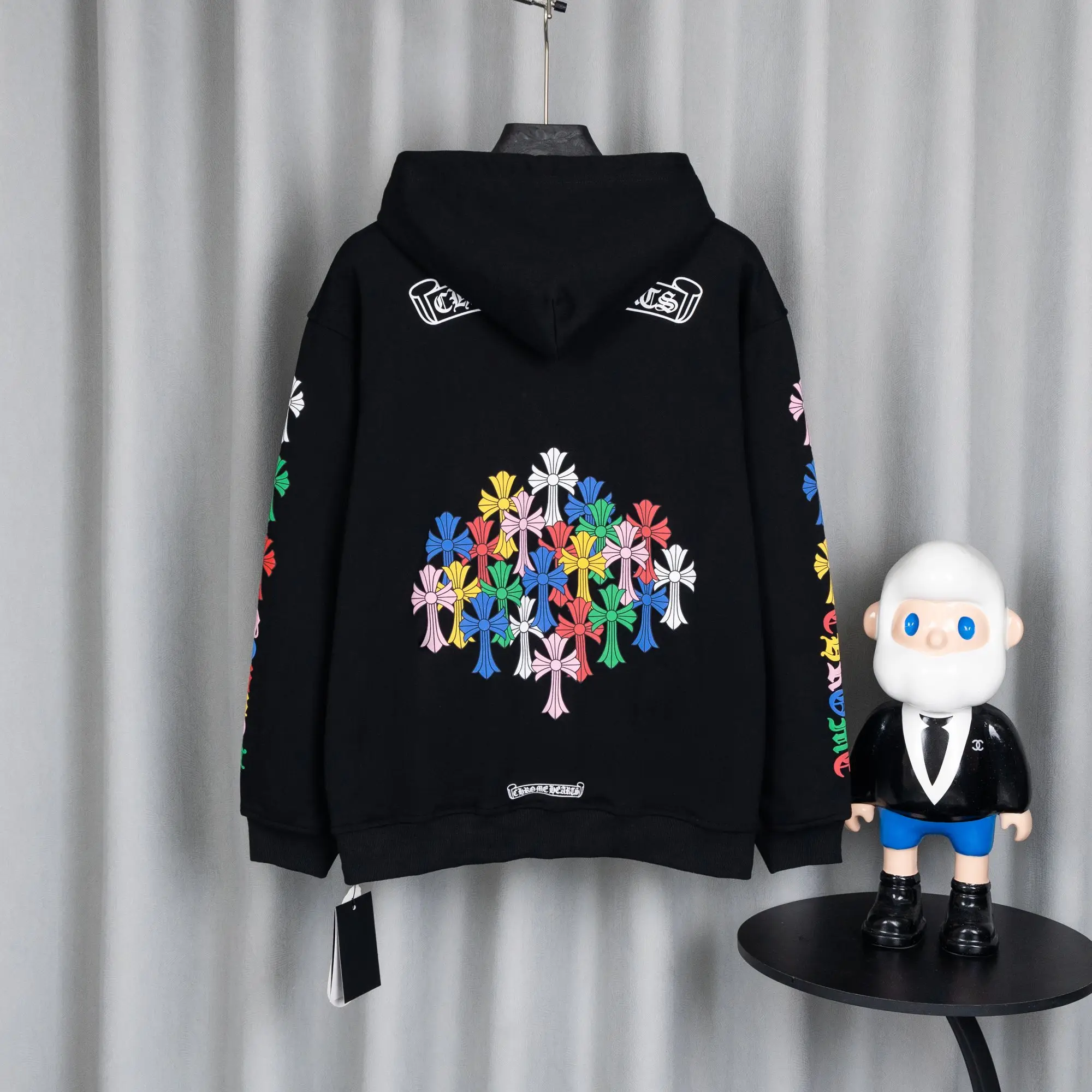 Chrome Hearts Embroidered Zip-Up Hoodie D22519765 — view 2