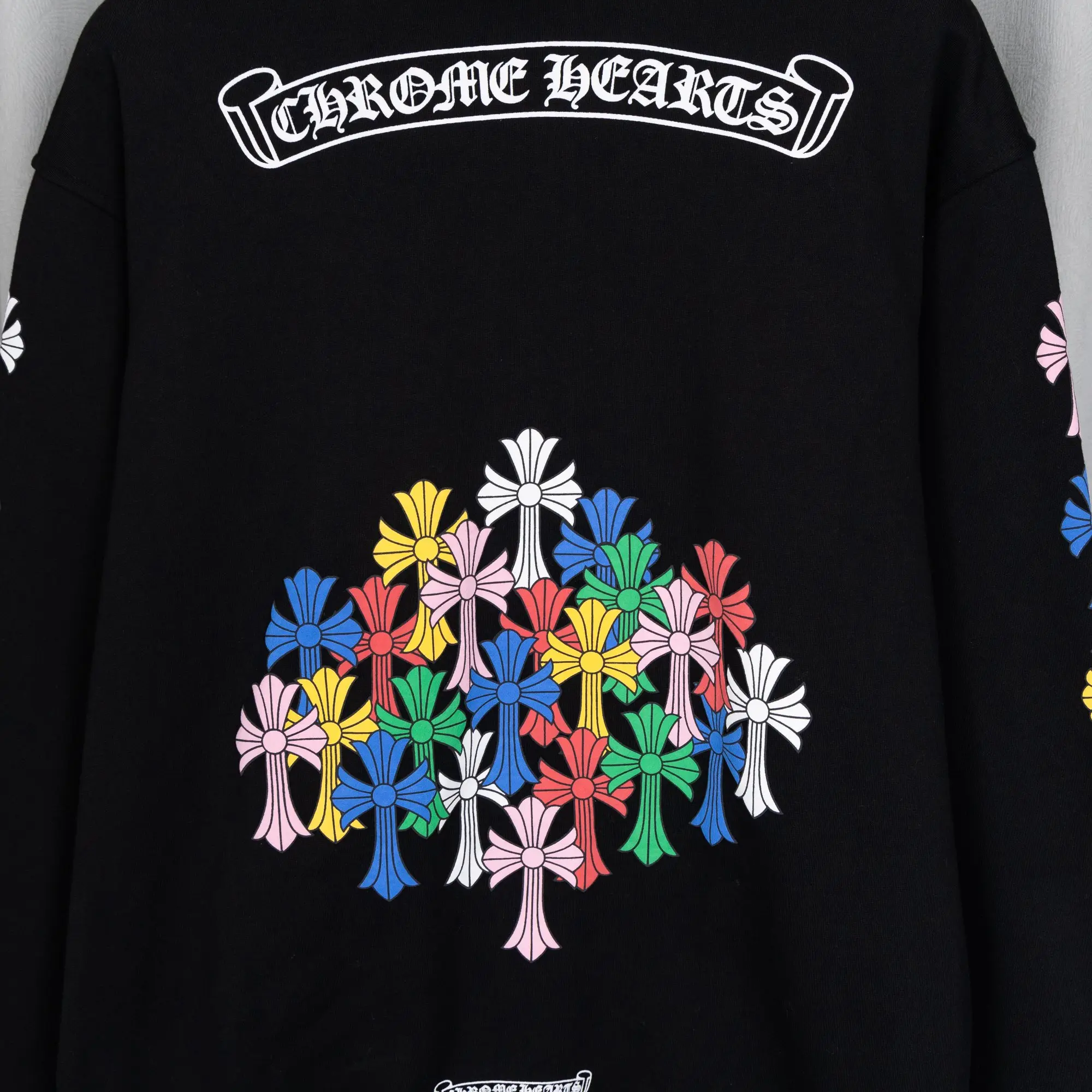 Chrome Hearts Embroidered Zip-Up Hoodie D22519765 — view 4