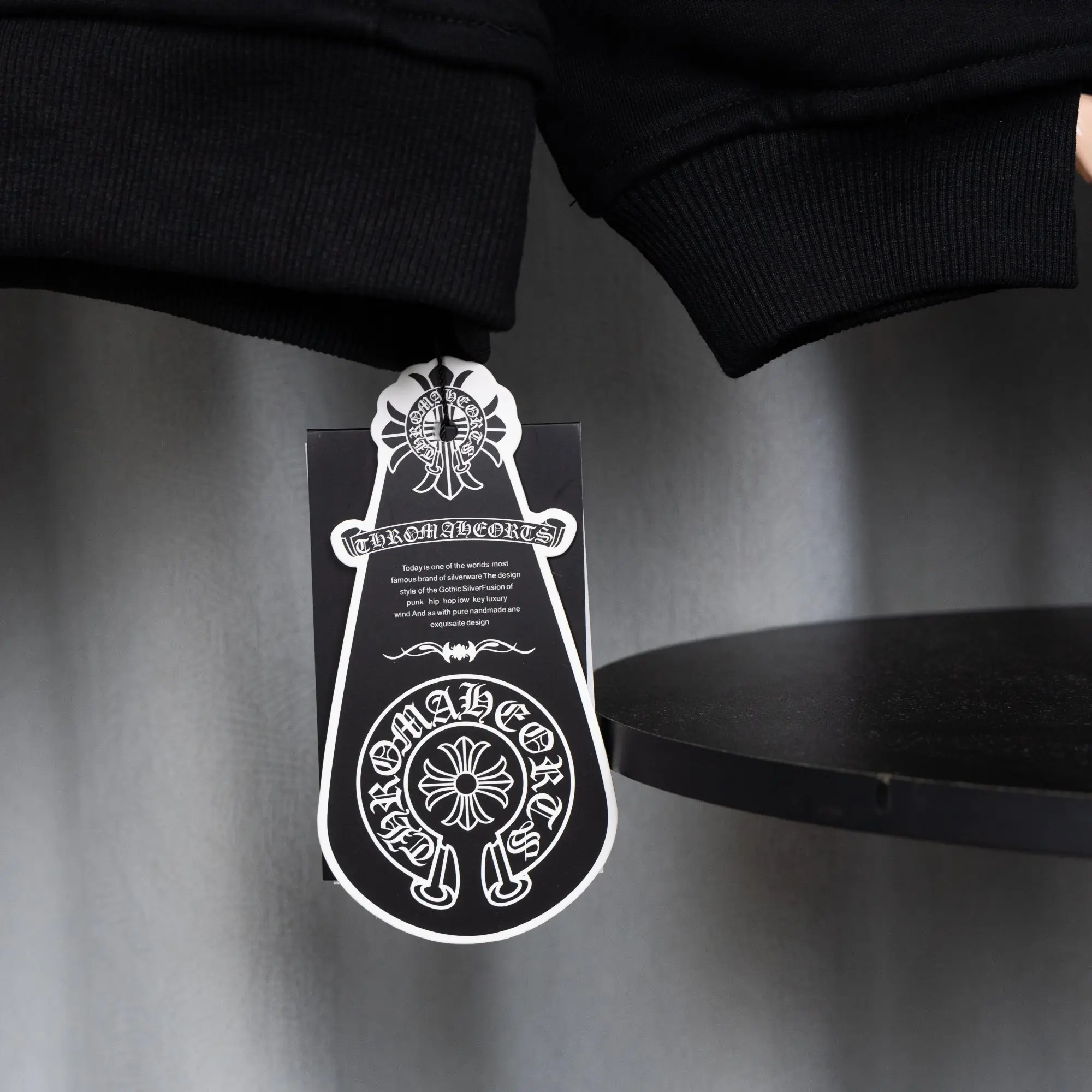 Chrome Hearts Embroidered Zip-Up Hoodie D22519765 — view 6