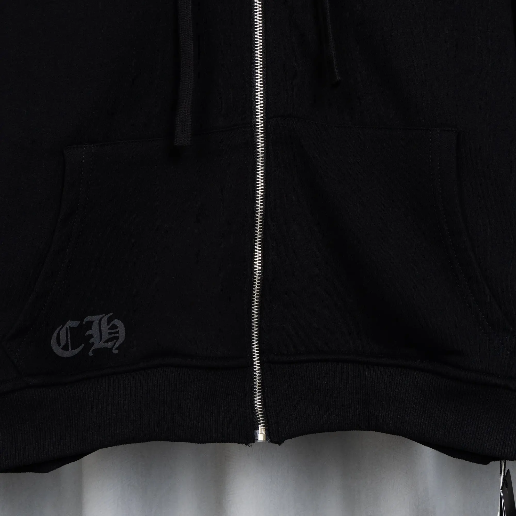 Chrome Hearts Embroidered Zip-Up Hoodie D22519765 — view 13
