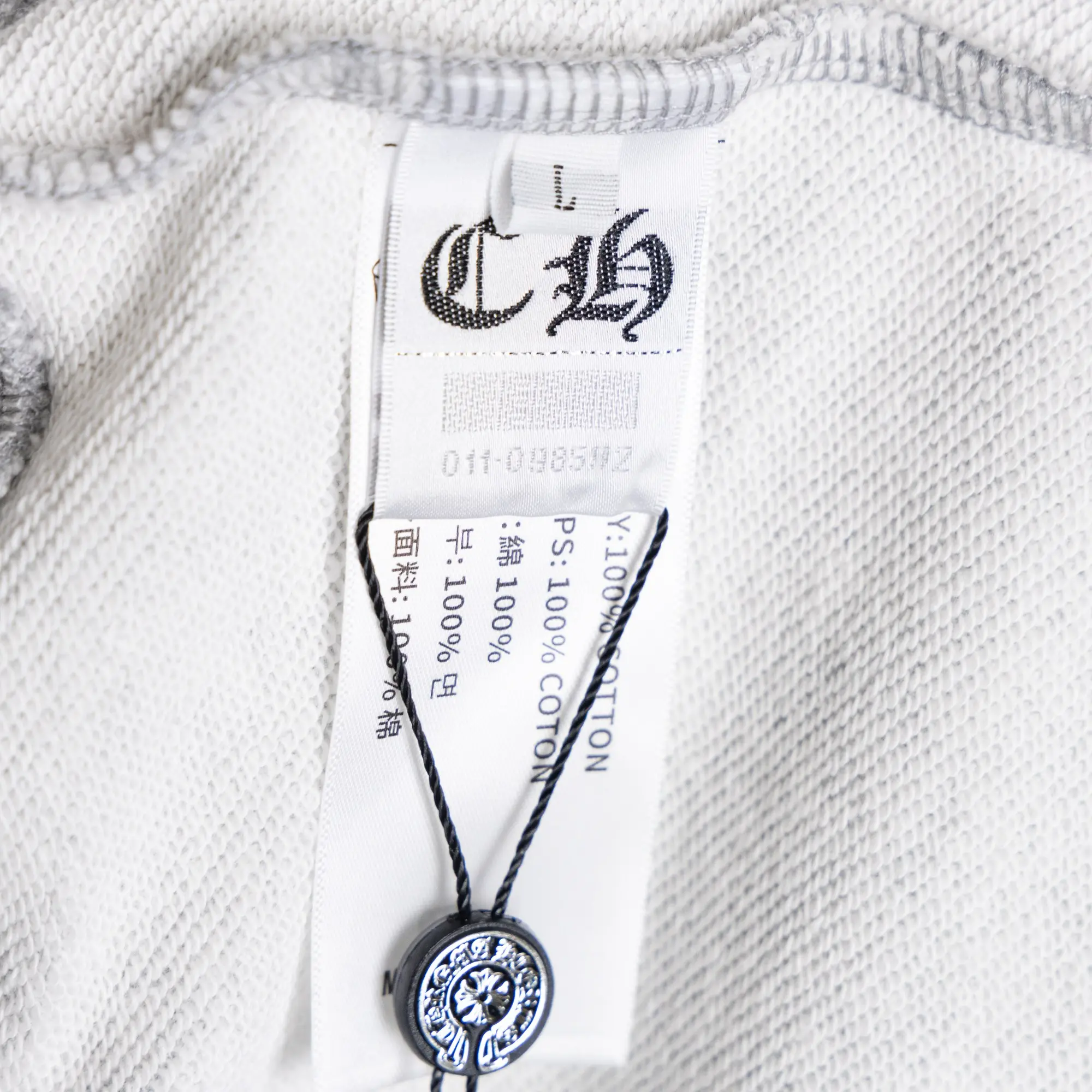 Chrome Hearts Logo-Appliqué Zip-Up Hoodie D23519770 — view 7