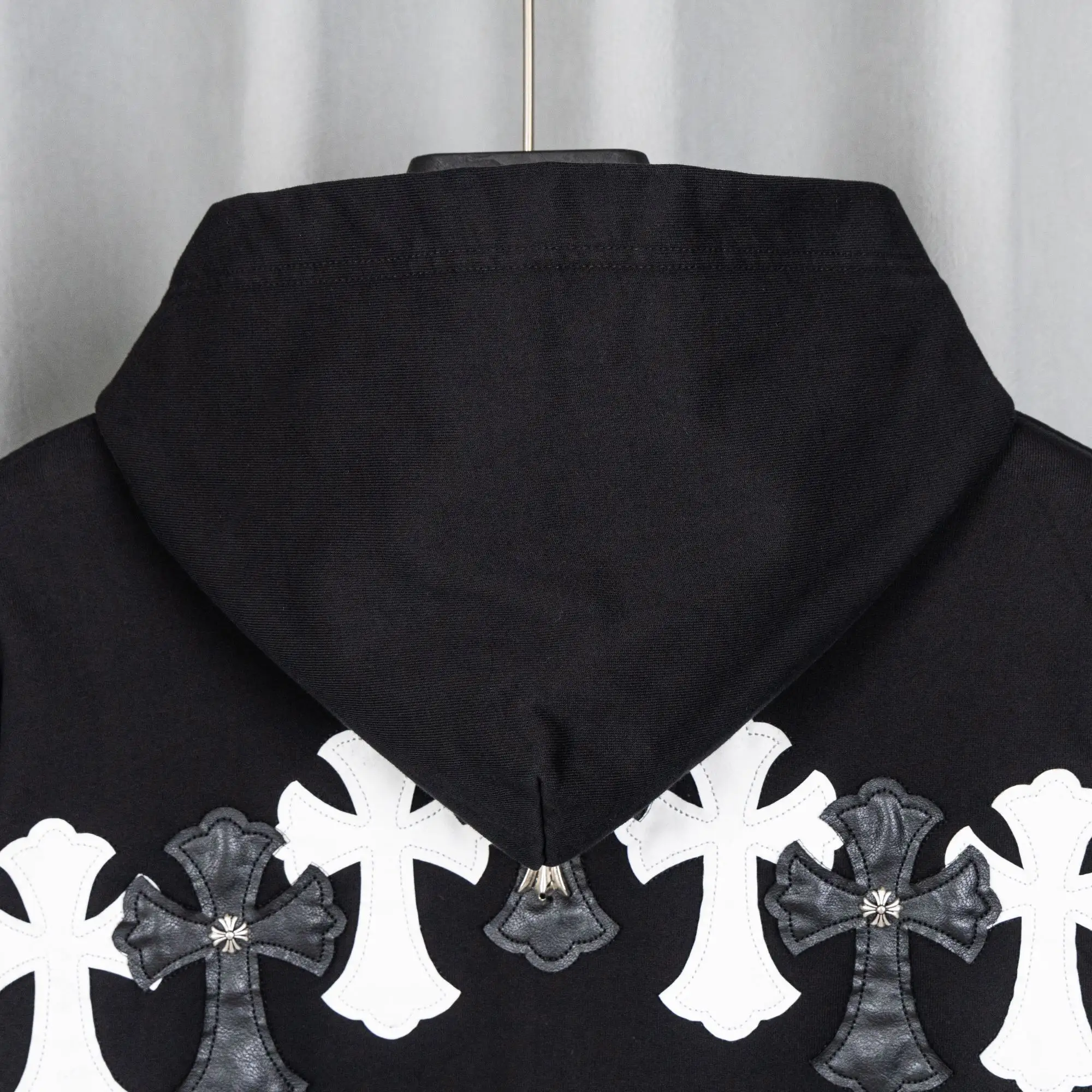 Appliquéd Embroidered Zip-Up Hoodie D23519759 — view 4