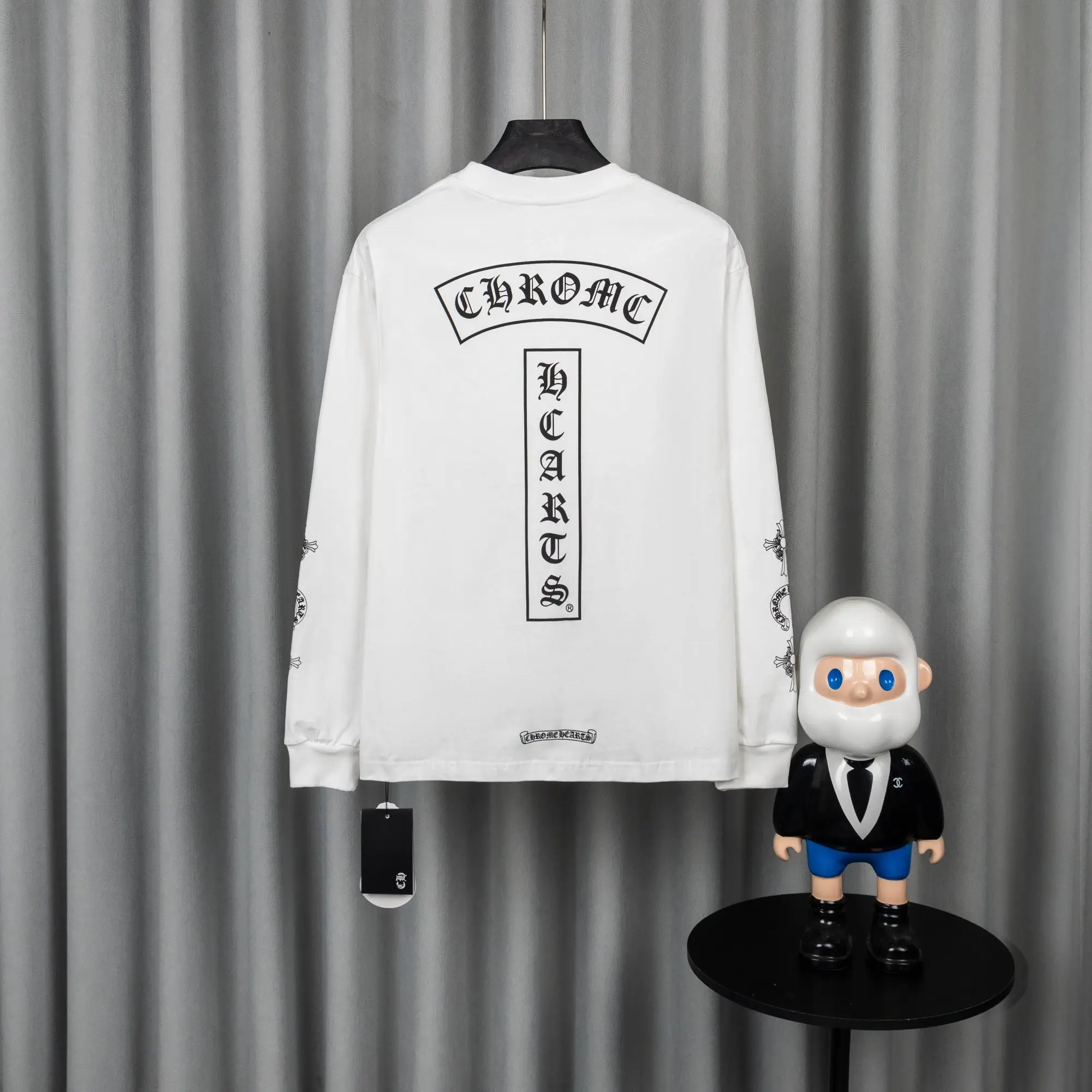 Logo Print Cotton Long-Sleeve T-Shirt D16019754 — view 2