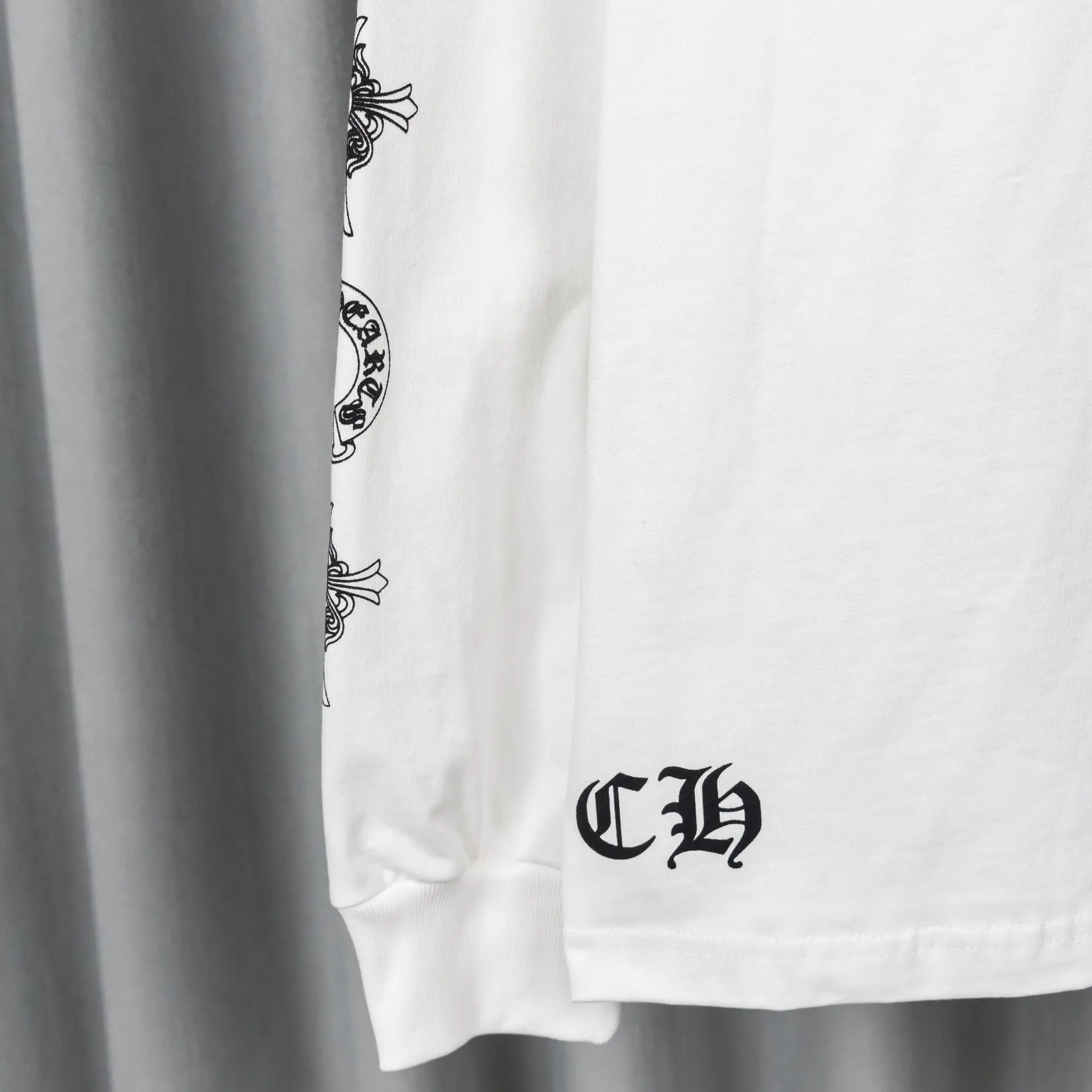Logo Print Cotton Long-Sleeve T-Shirt D16019754 — view 11