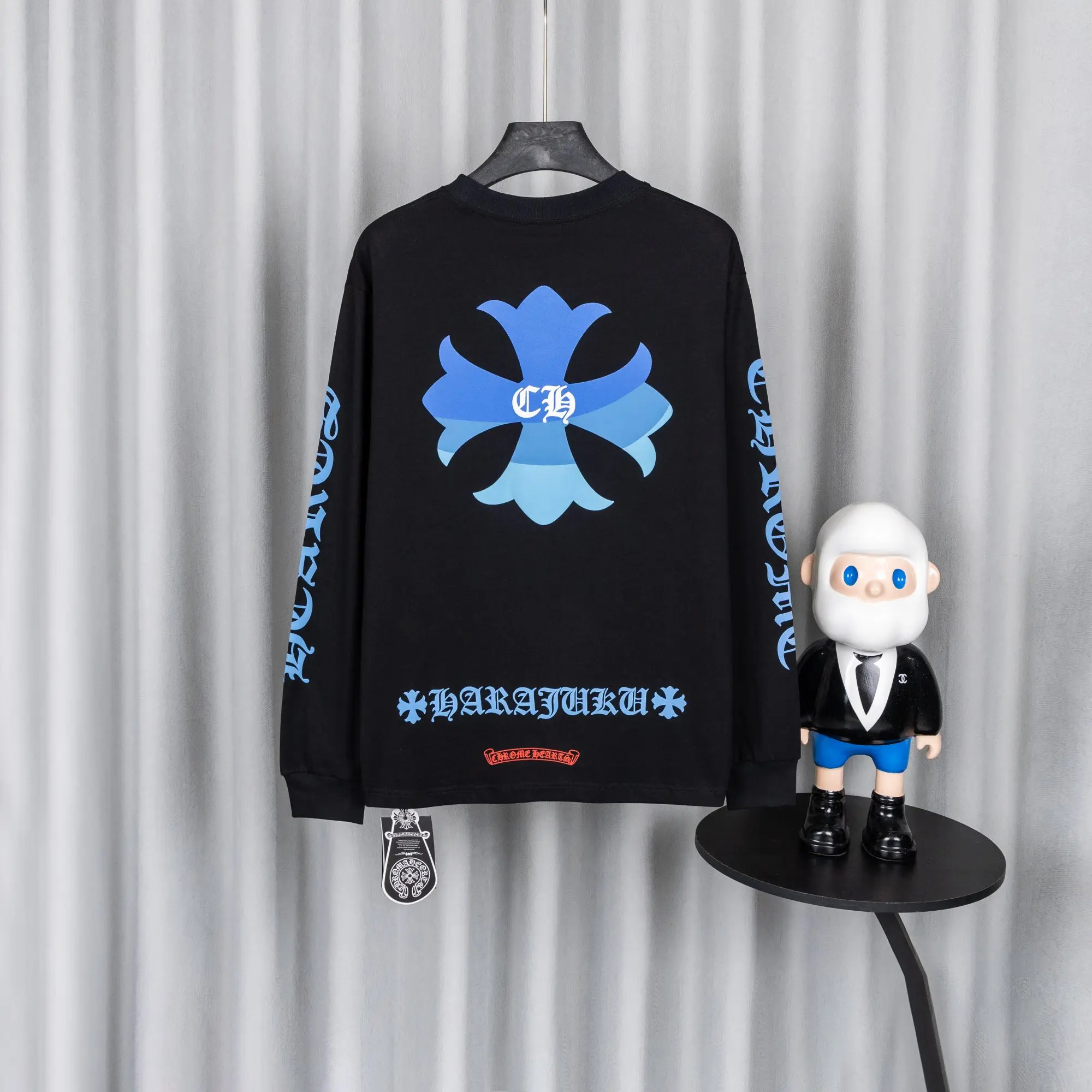 Logo-Print Cotton Jersey Long-Sleeve T-Shirt D16019746 — view 2