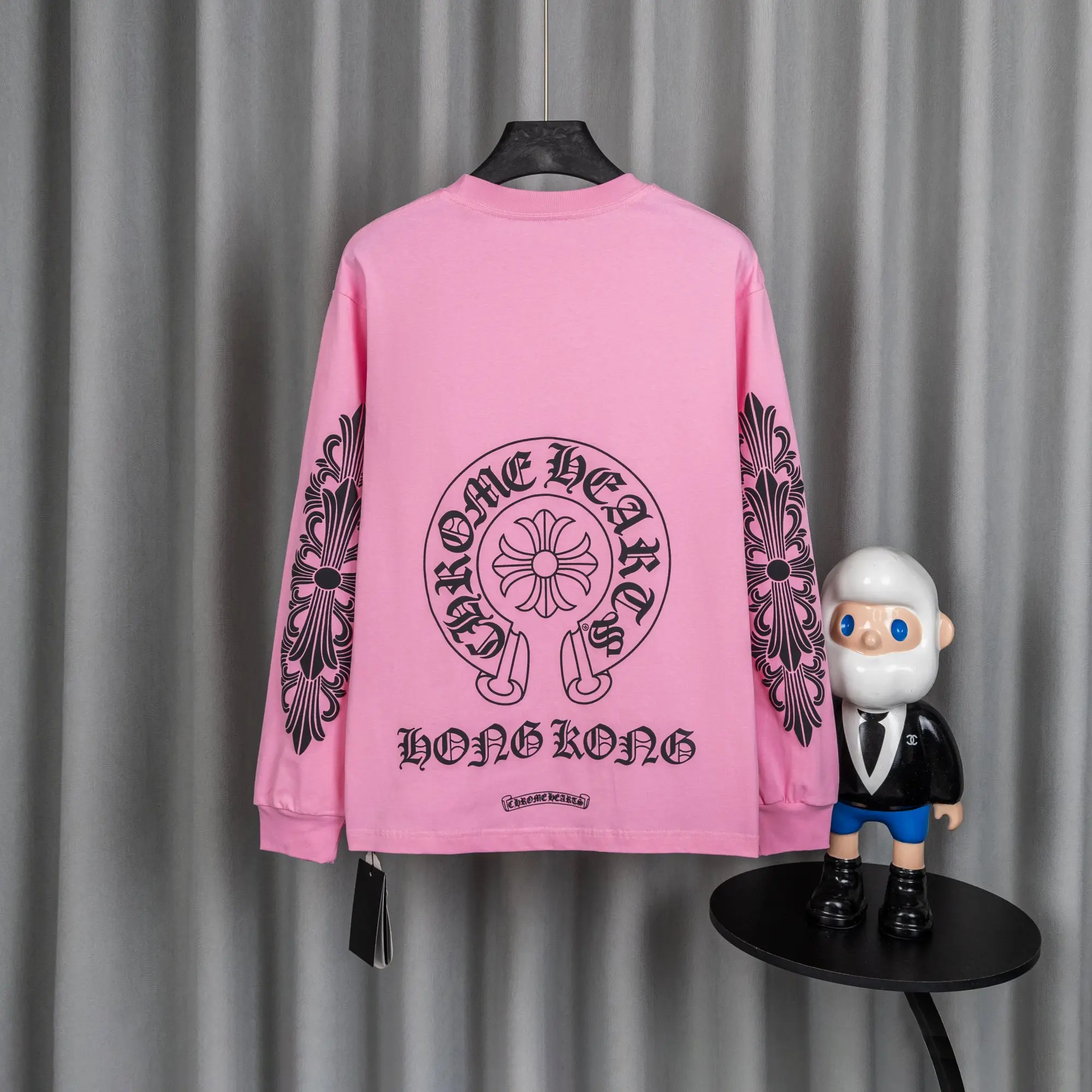 Logo-Print Cotton Long-Sleeve T-Shirt D16019739 — view 2