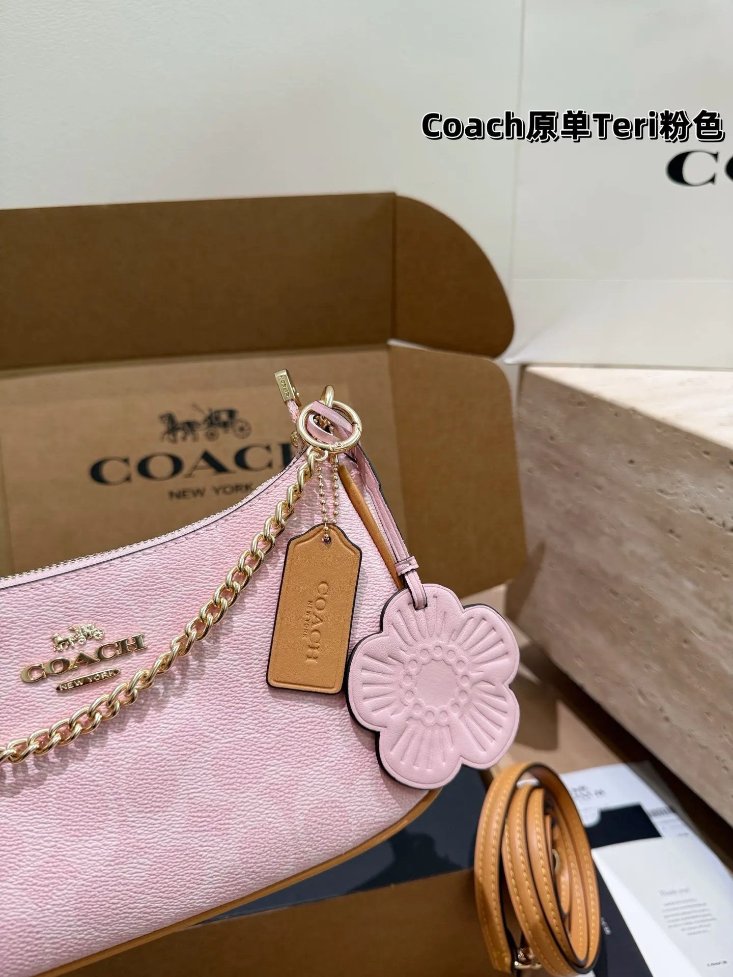 Coach Teri Pink Shoulder Bag D30018142 — view 2