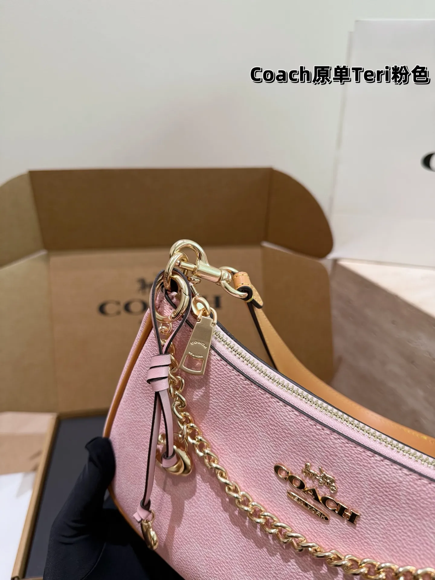 Coach Teri Pink Shoulder Bag D30018142 — view 3