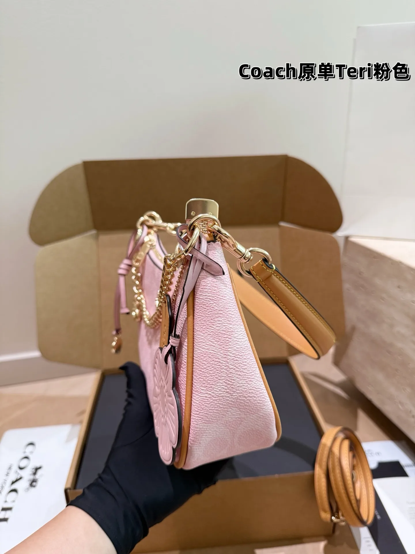 Coach Teri Pink Shoulder Bag D30018142 — view 4