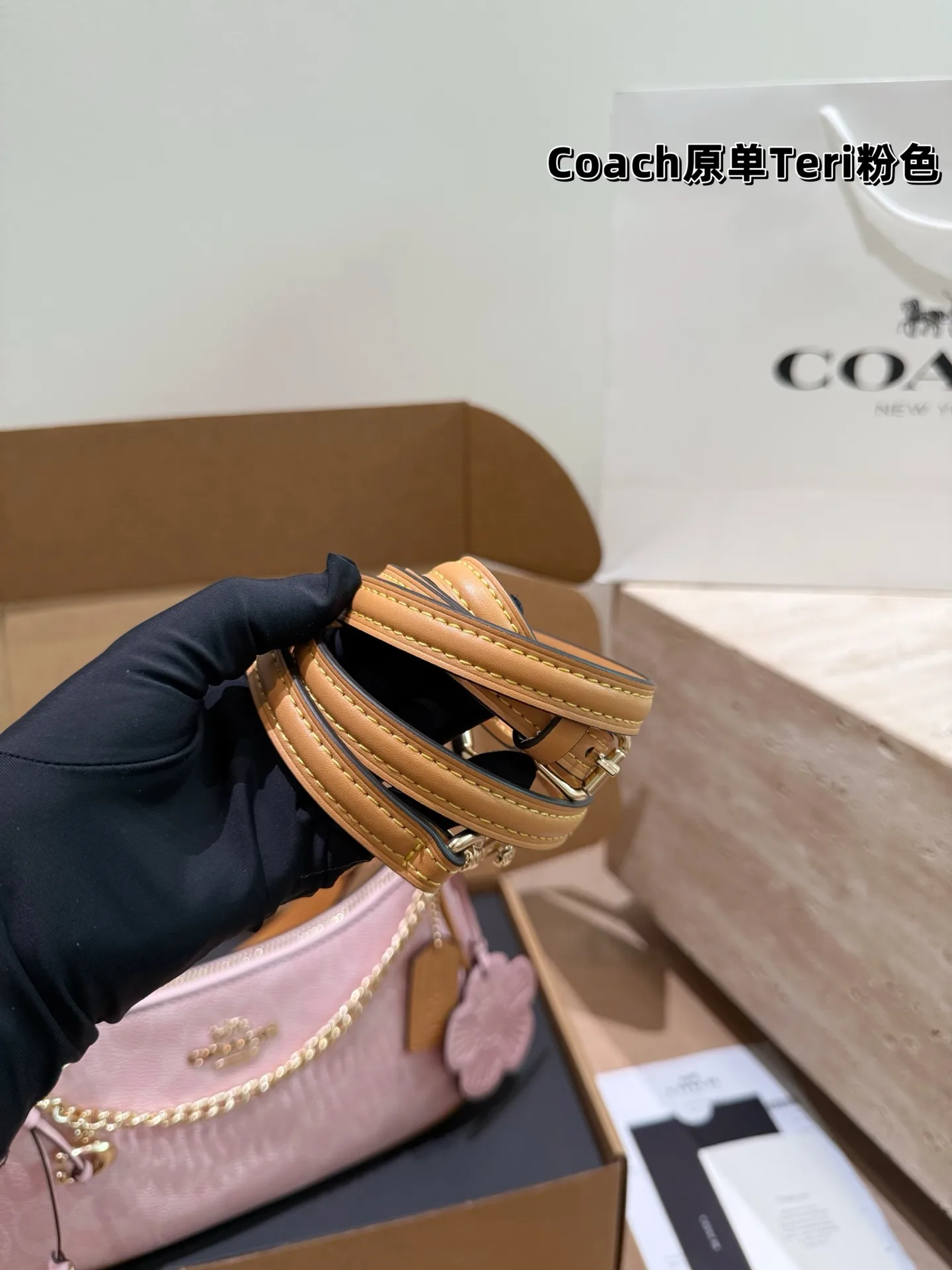 Coach Teri Pink Shoulder Bag D30018142 — view 6