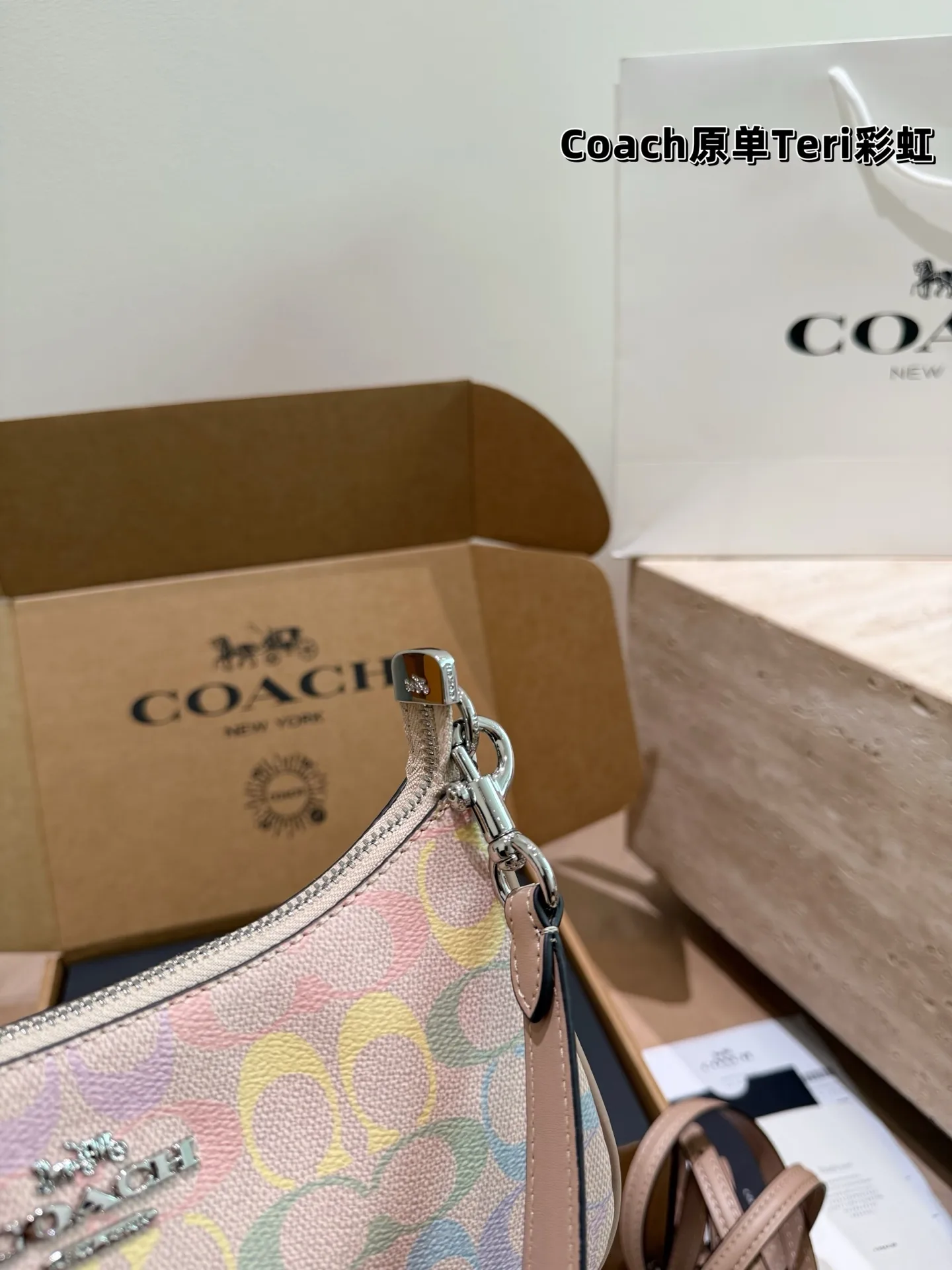 Coach Rainbow Signature Teri Shoulder Bag D30018147 — view 4