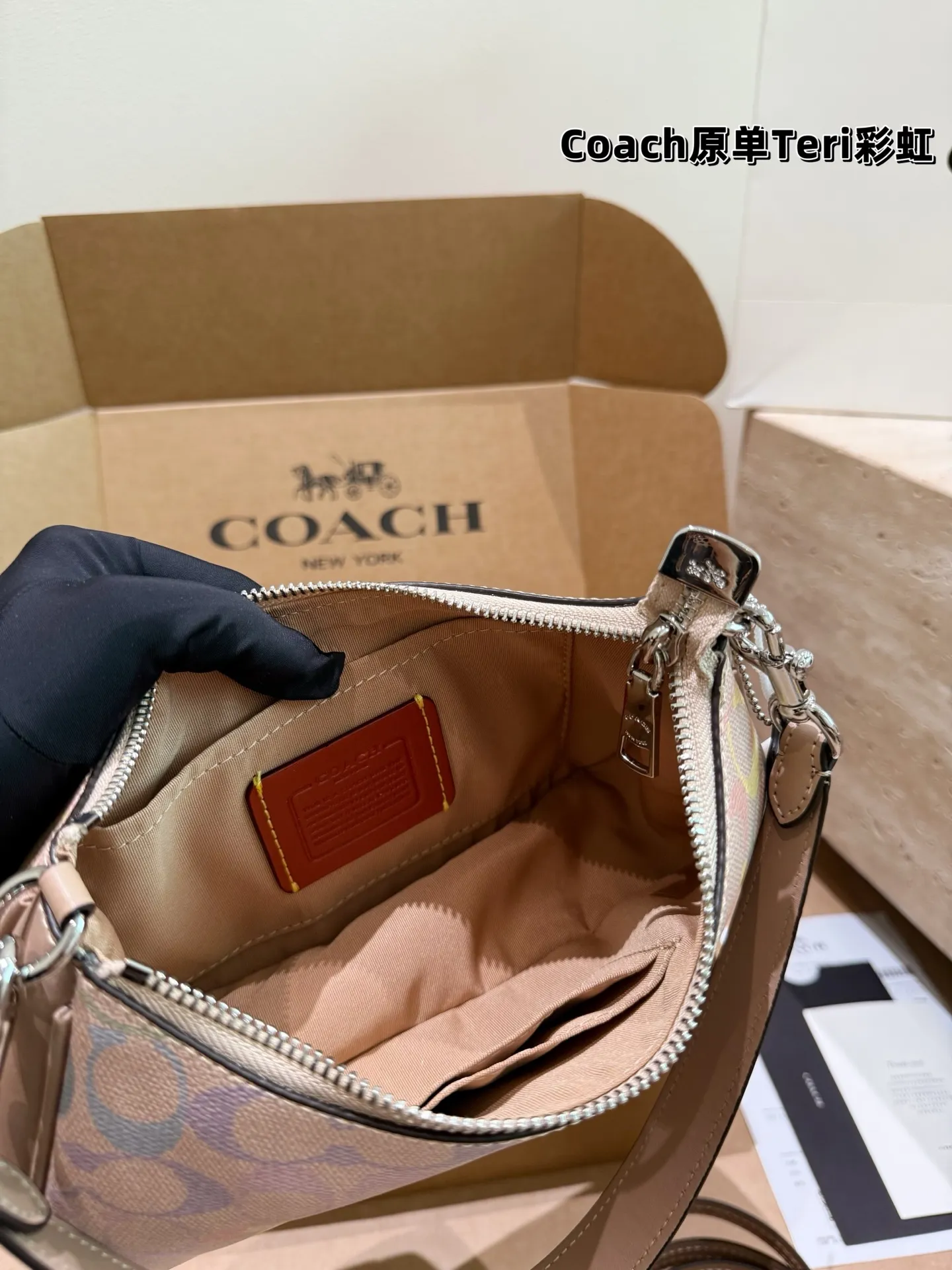 Coach Rainbow Signature Teri Shoulder Bag D30018147 — view 9