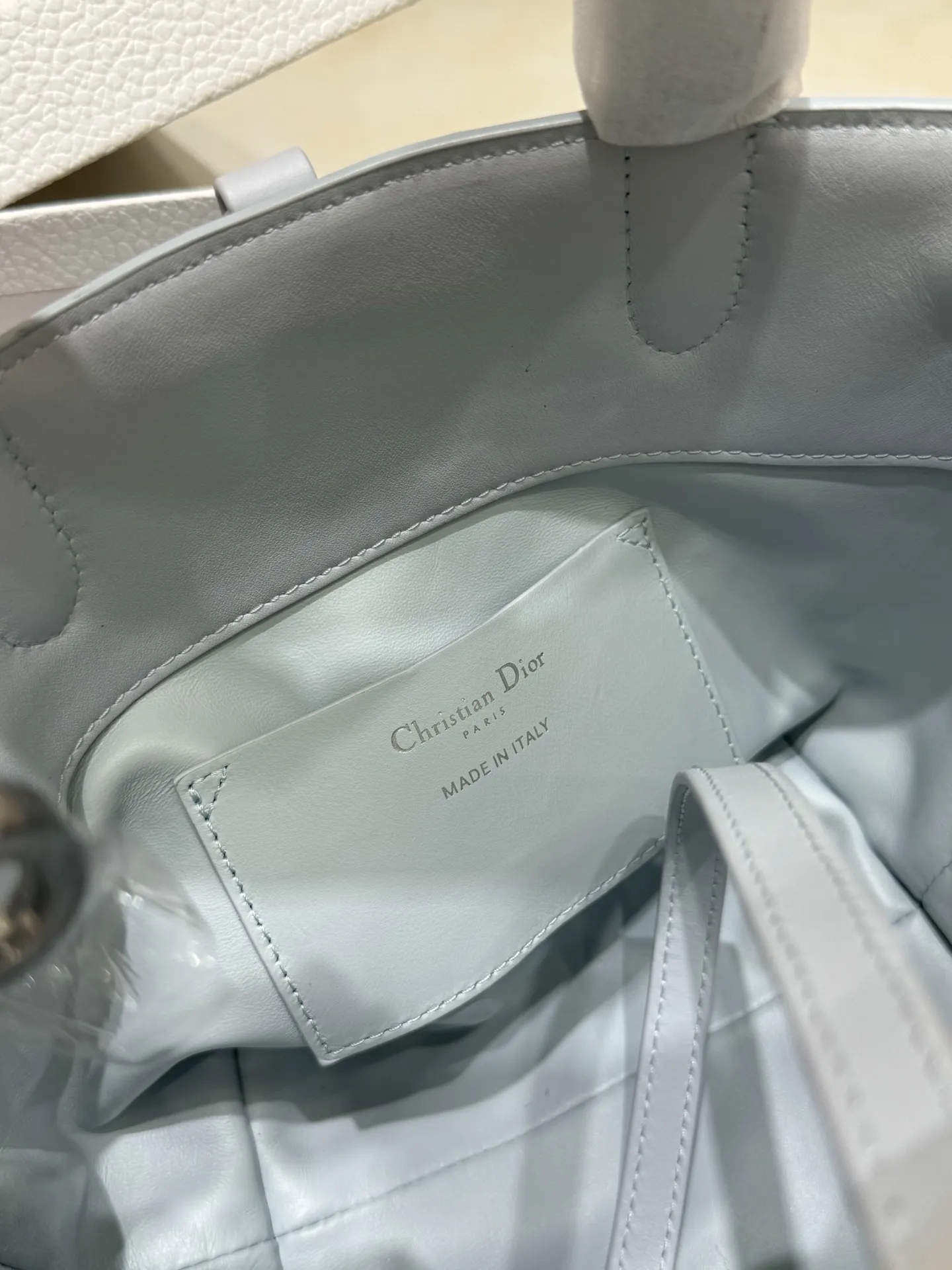 Lady Dior Mini Quilted Top-Handle Bag D70017760 — view 21