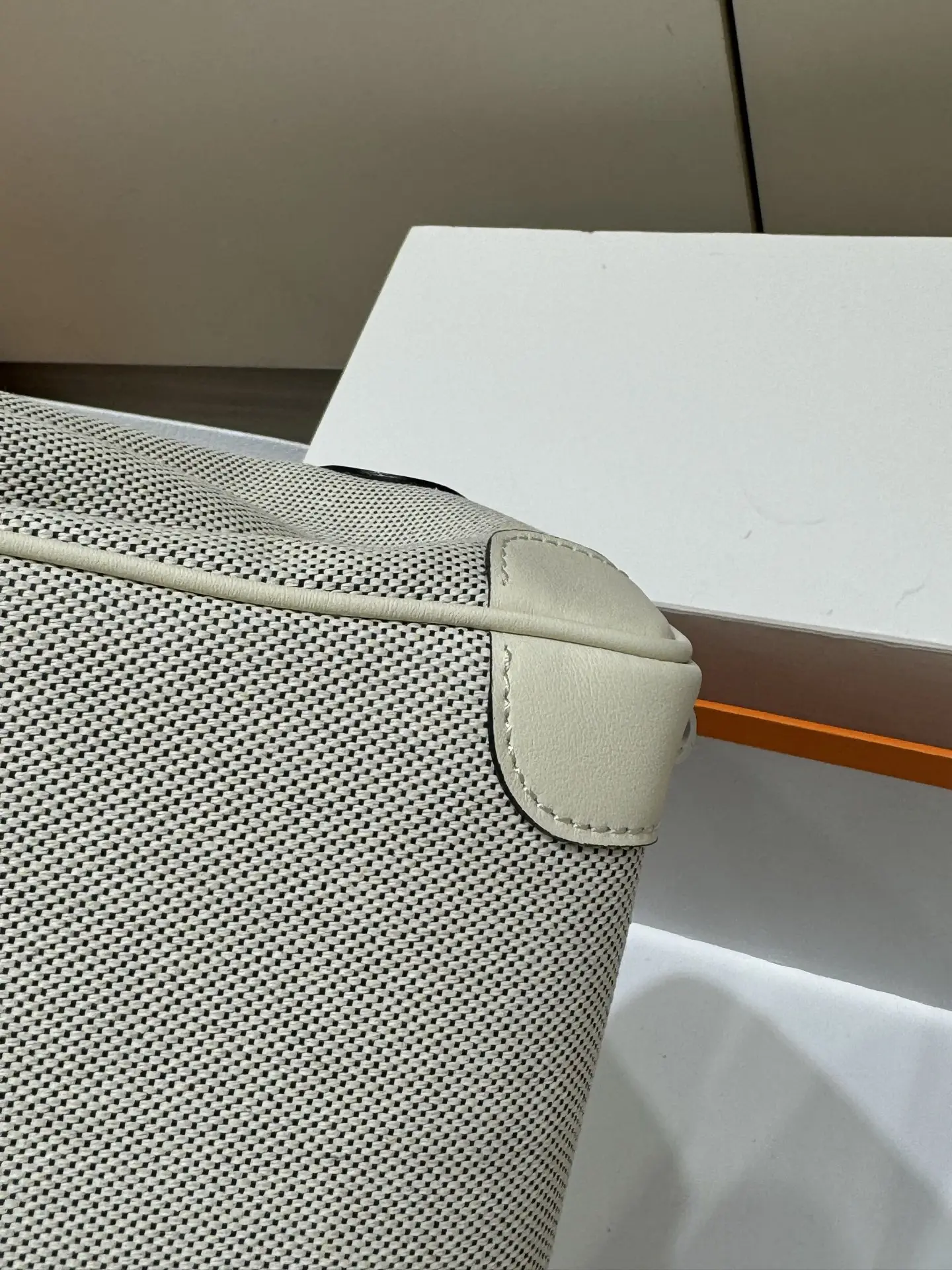 Birkin 25 Canvas & Leather Handbag D59017774 — view 18