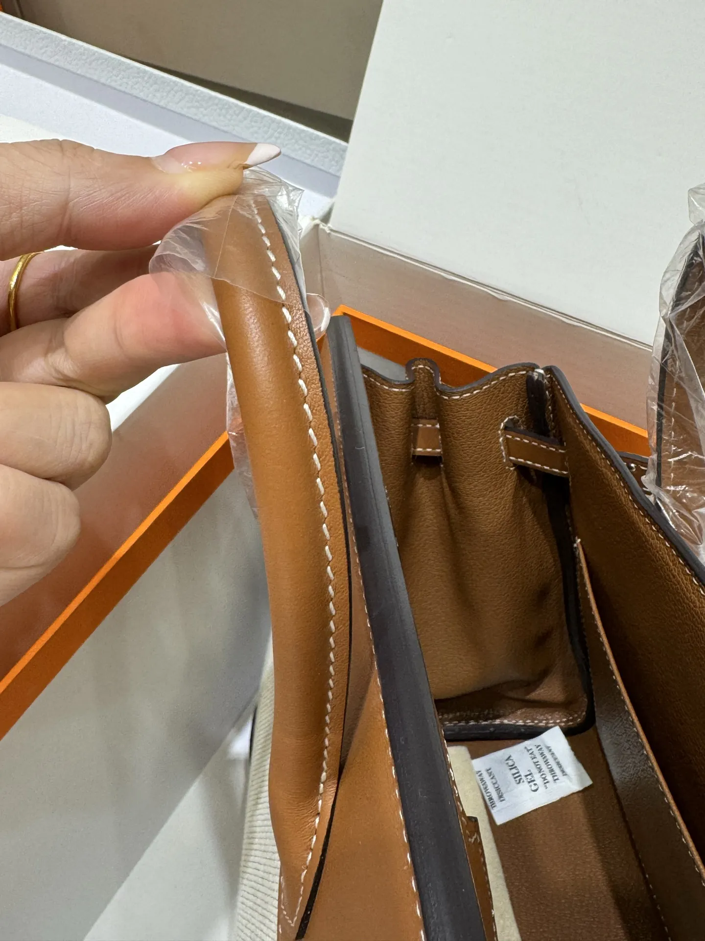 Birkin 25 Canvas & Leather Handbag D59017774 — view 7